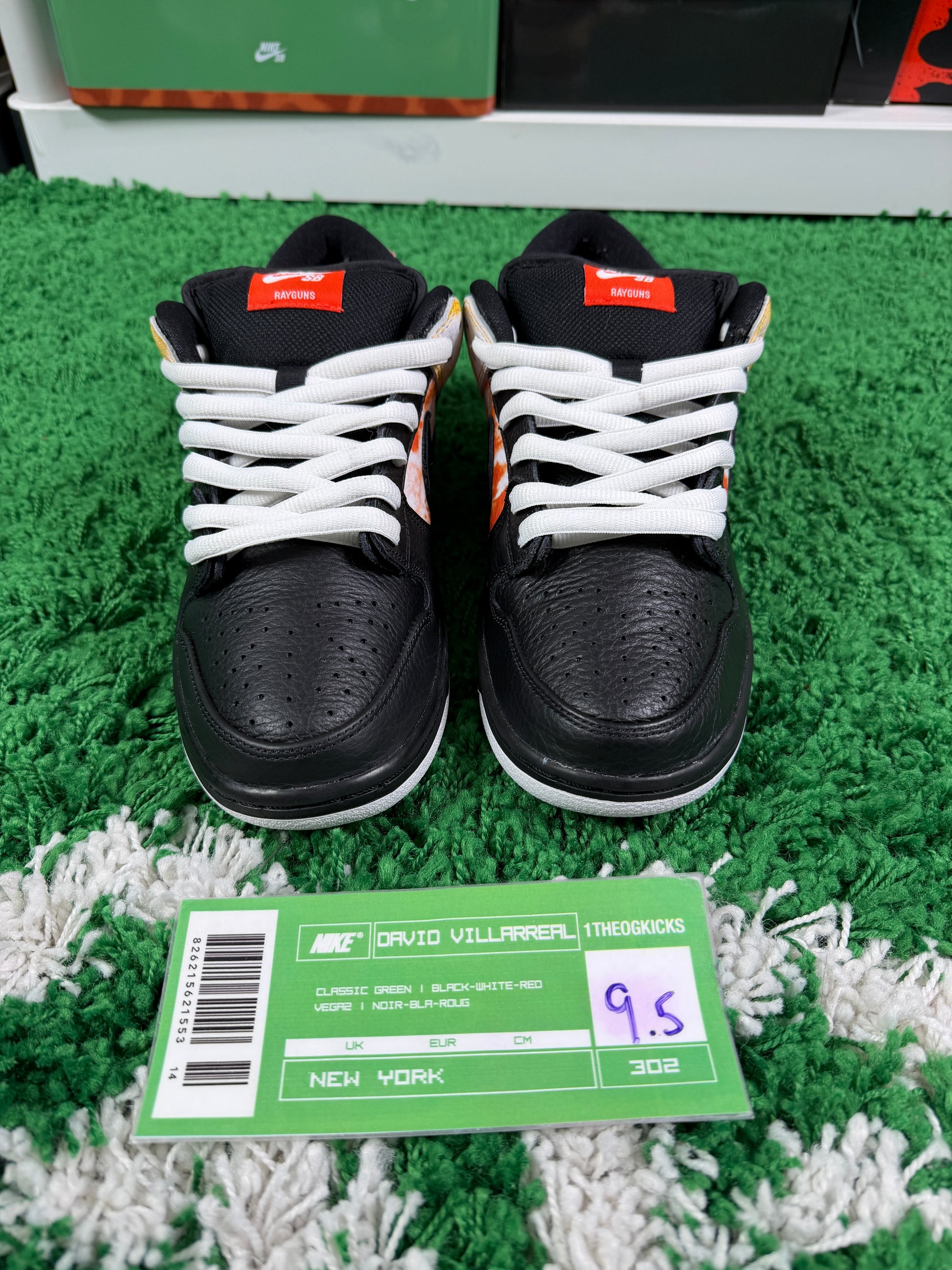 Nike Sb Tie Dye Ray Guns Black - Size 9.5