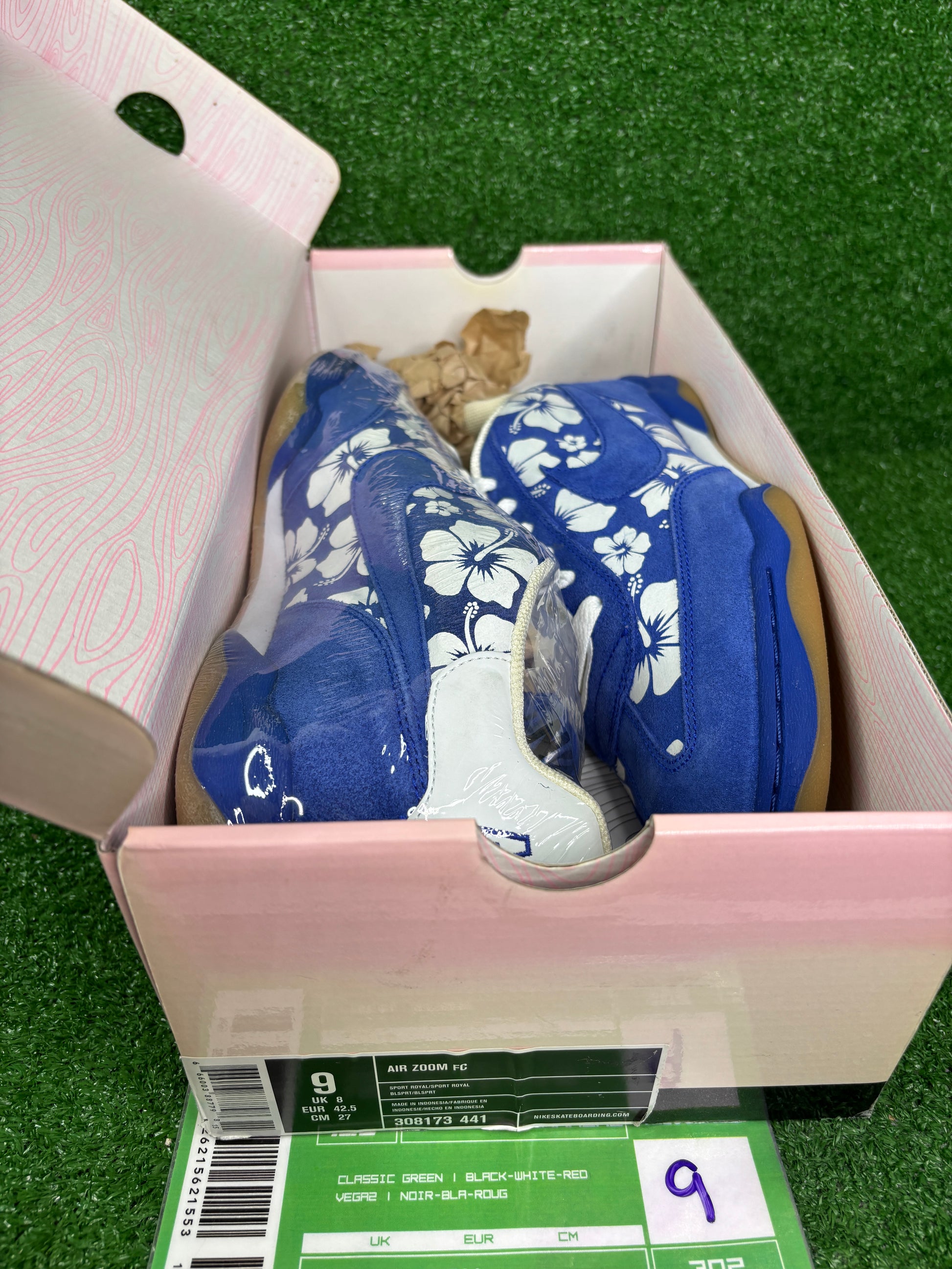 Nike Sb Zoom FC Sport Blue - Size 9