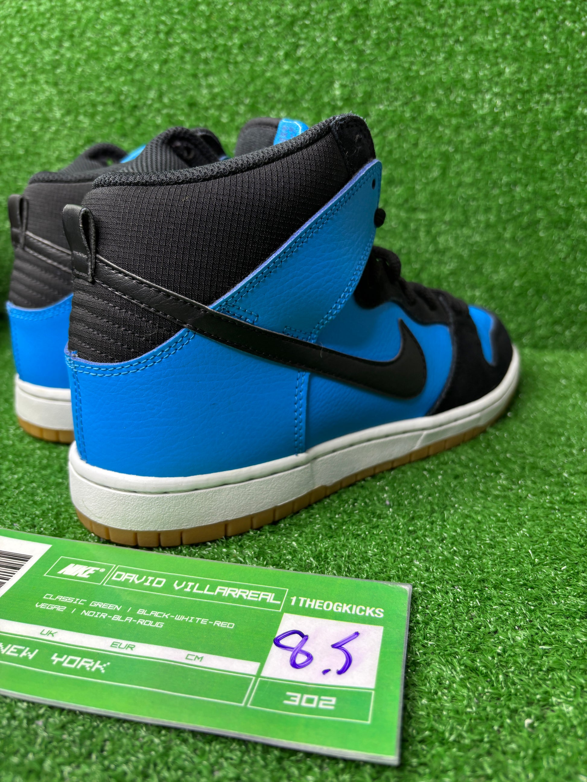 Nike Sb Blue Fury Highs - Size 8.5