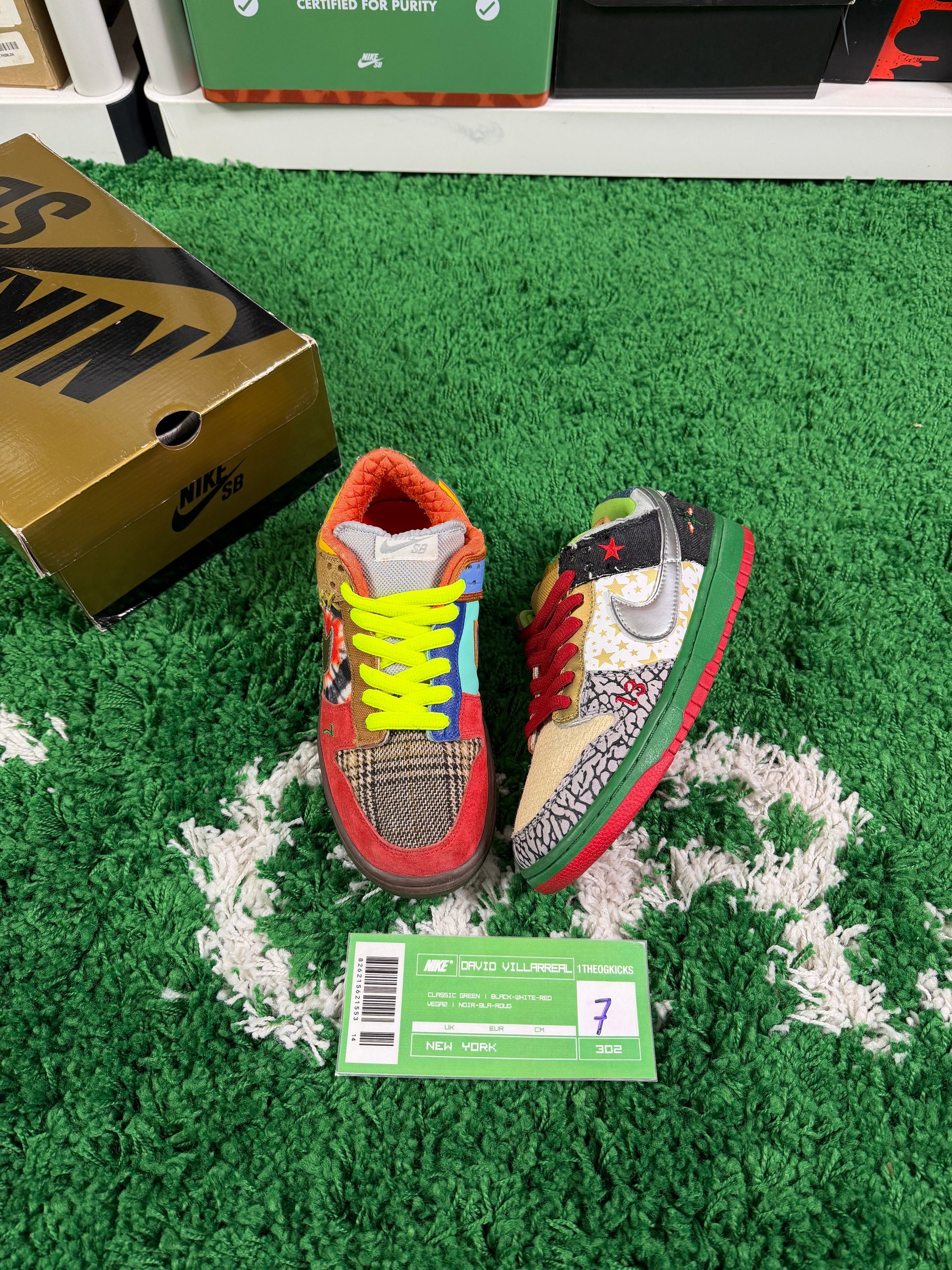 Nike Sb What The Dunks - Size 7