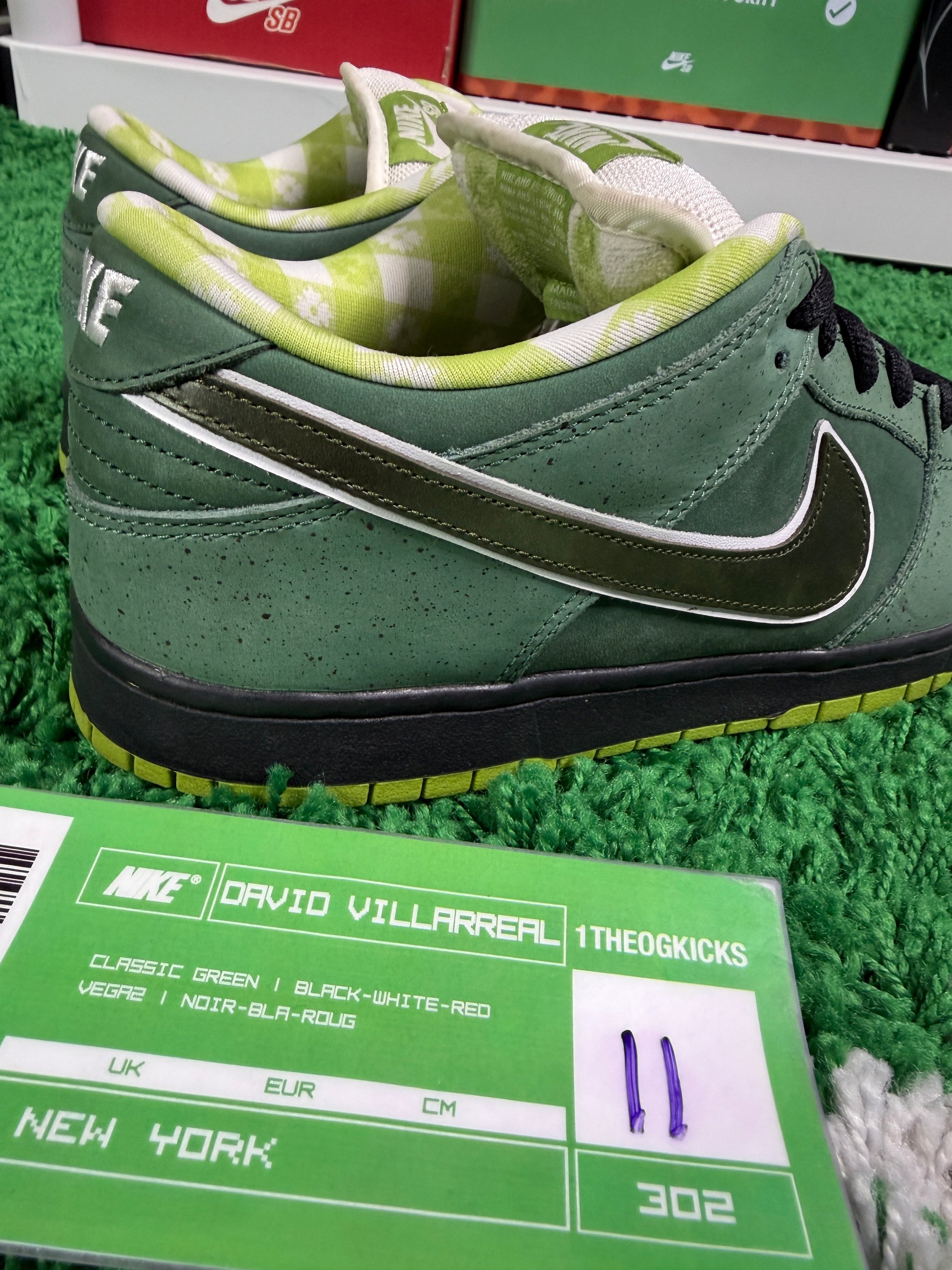 Nike Sb Green Lobsters - Size 11