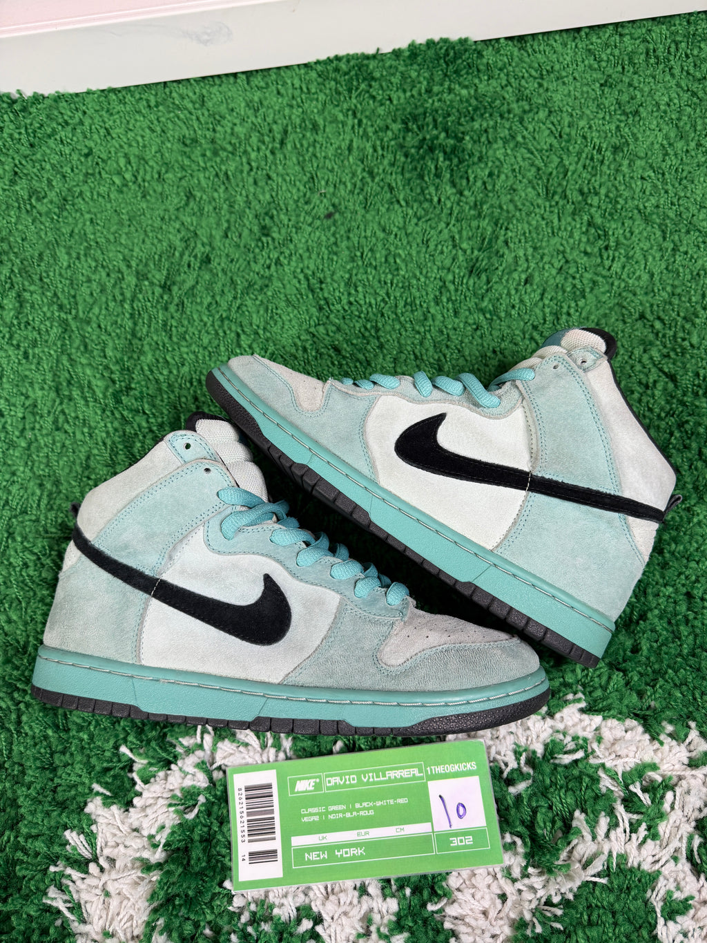 Nike Sb Sea Crystal Highs - Size 10