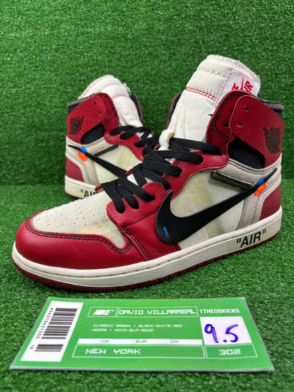 Jordan 1 OFF WHITE Chicago- size 9.5