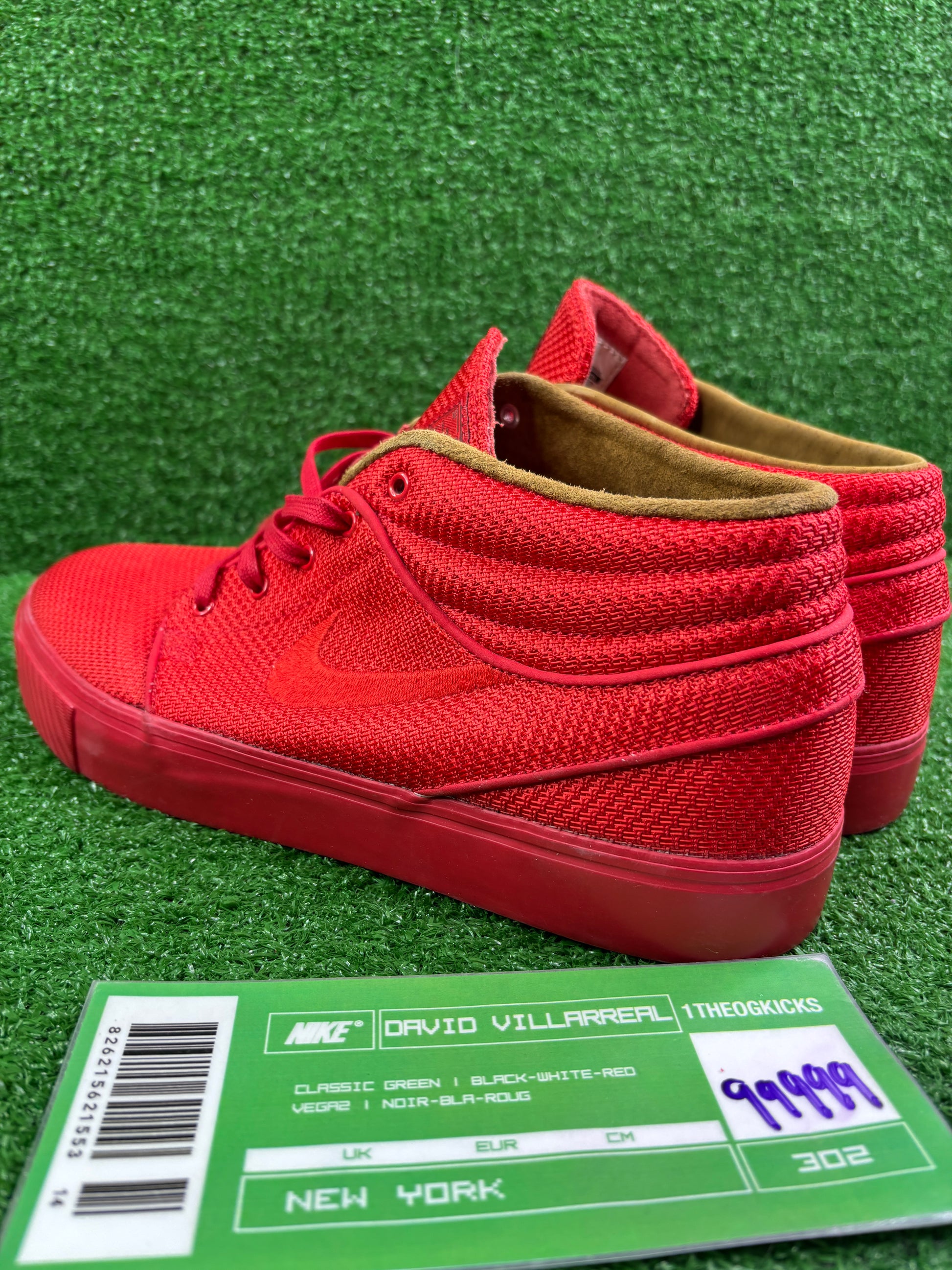 Nike Sb Stefan Janoski Tonal Red Sample - Size 9