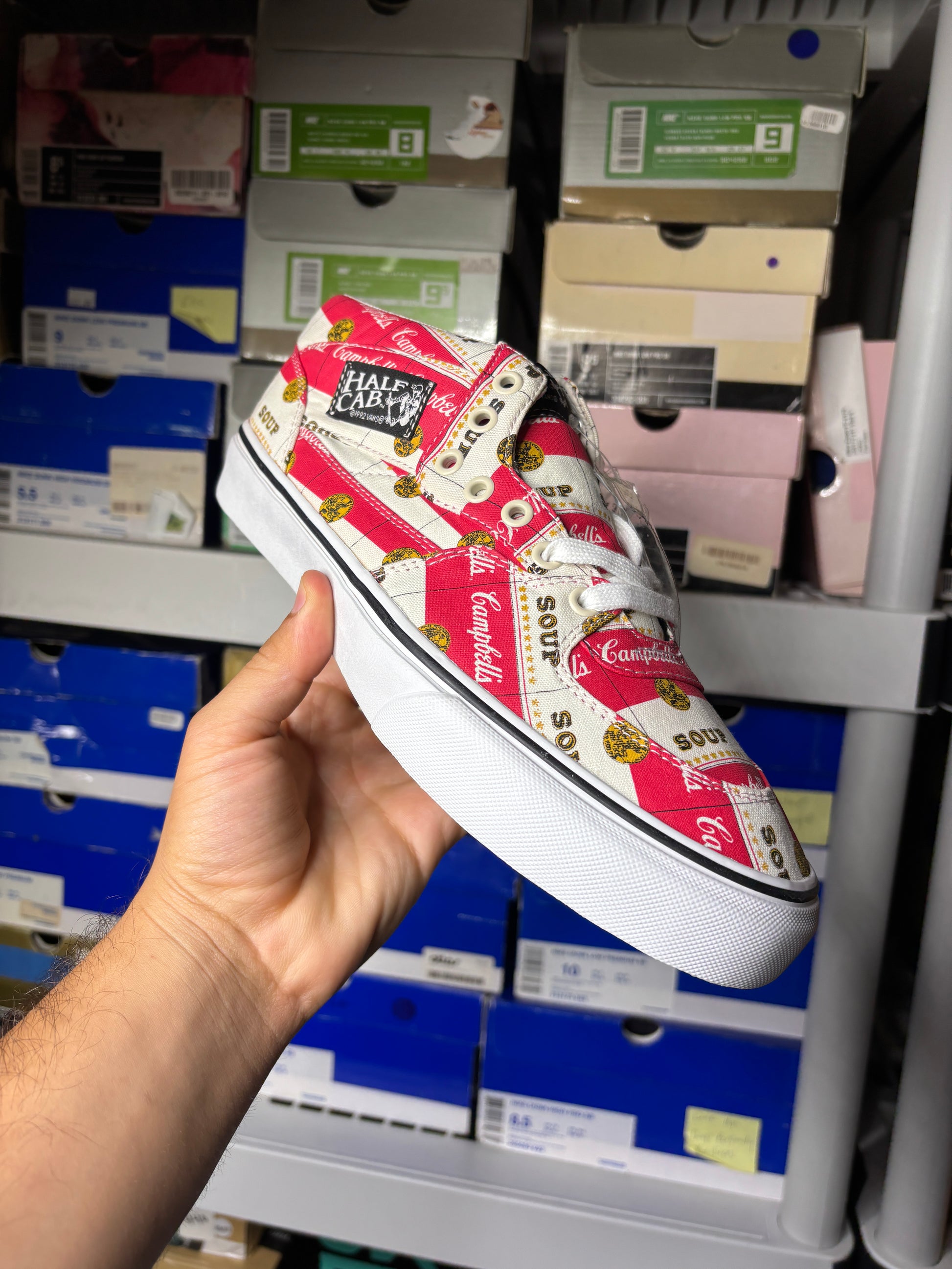 Supreme Campbell Soup Vans Sample - Size 9.5