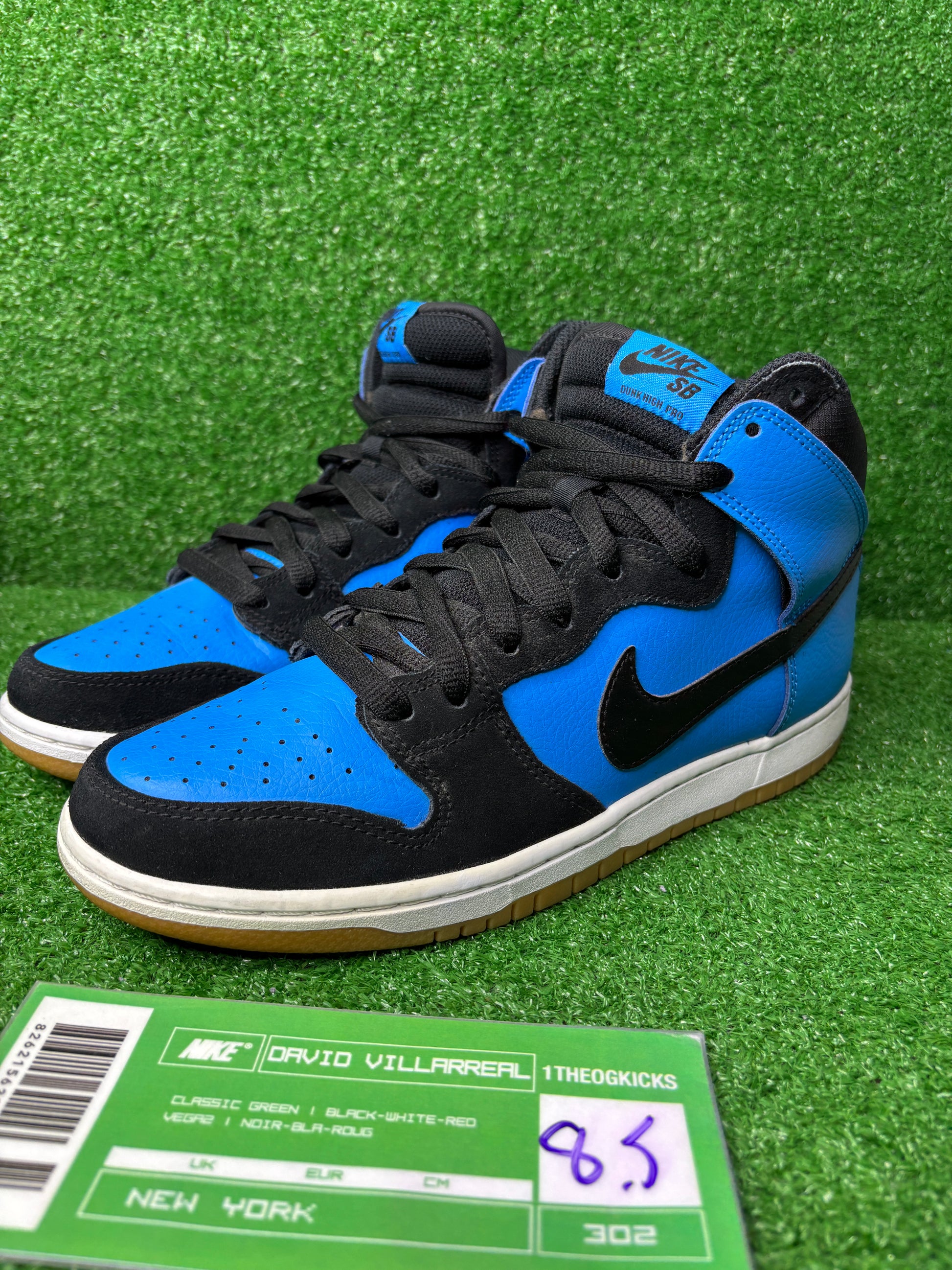 Nike Sb Blue Fury Highs - Size 8.5