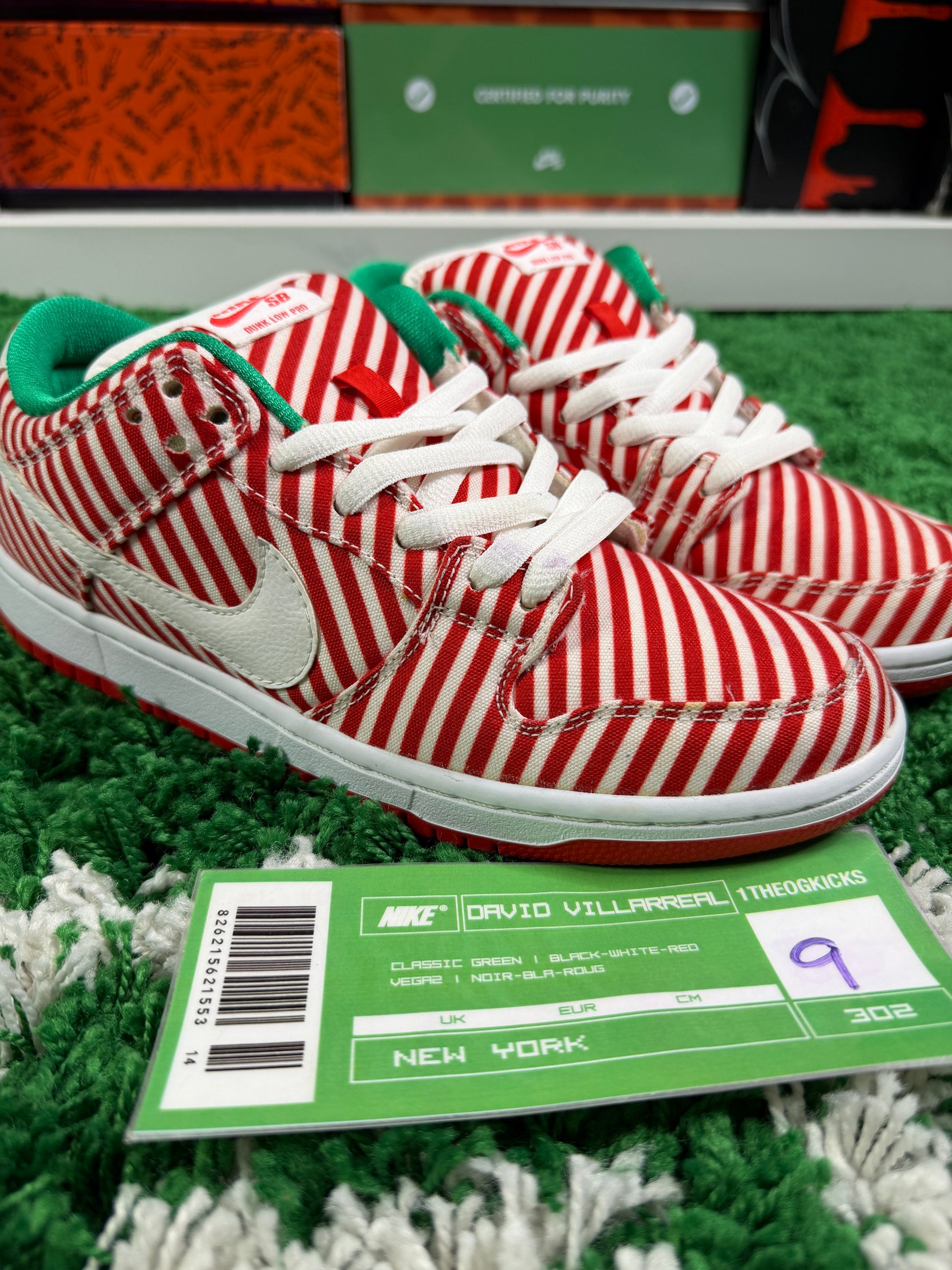 Nike Sb Candy Canes - Size 9