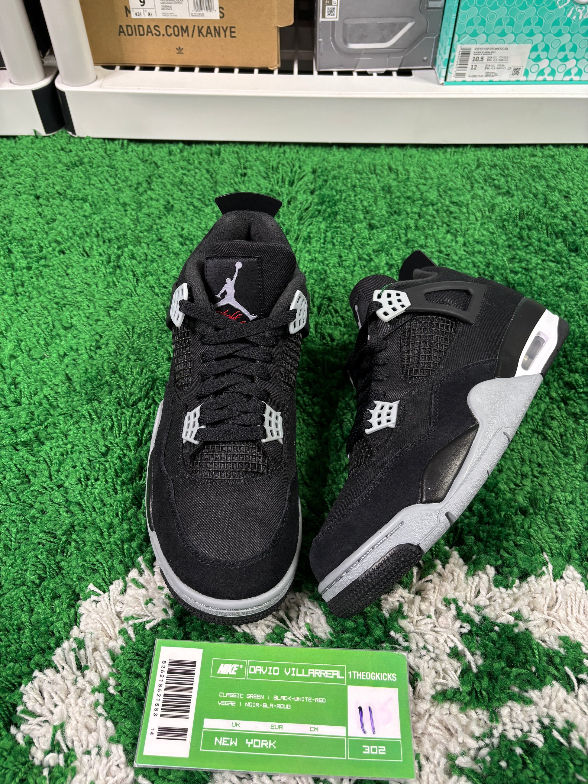 Jordan 4 Black Canvas SE - Size 11