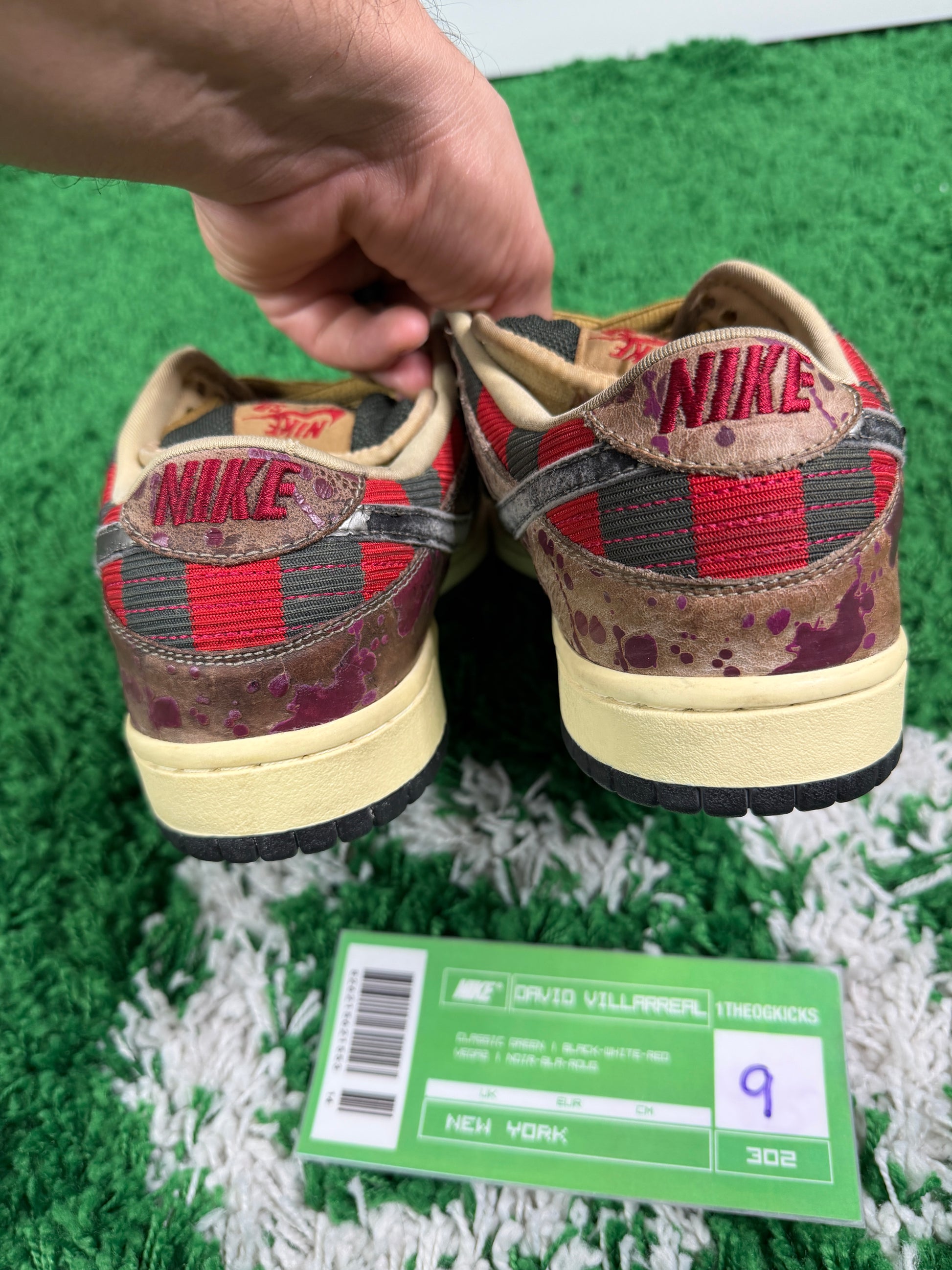 Nike Sb Freddy Krueger's - Size 9