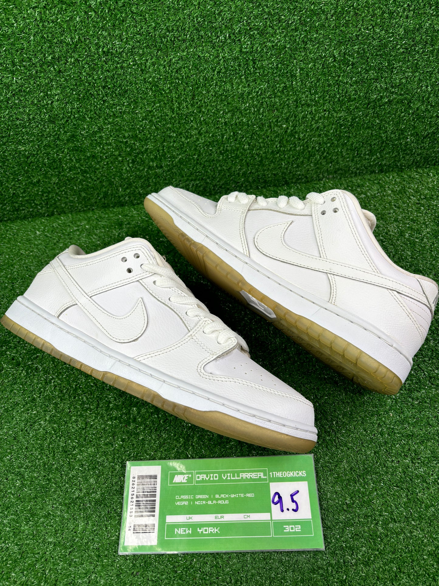 Nike SB Dunk White Ice - Size 9.5