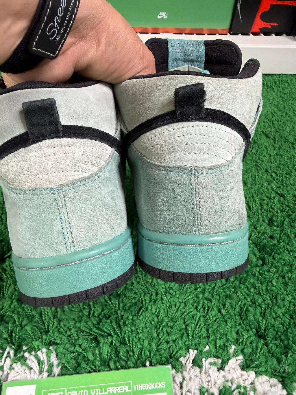 Nike Sb Sea Crystal Highs - Size 10