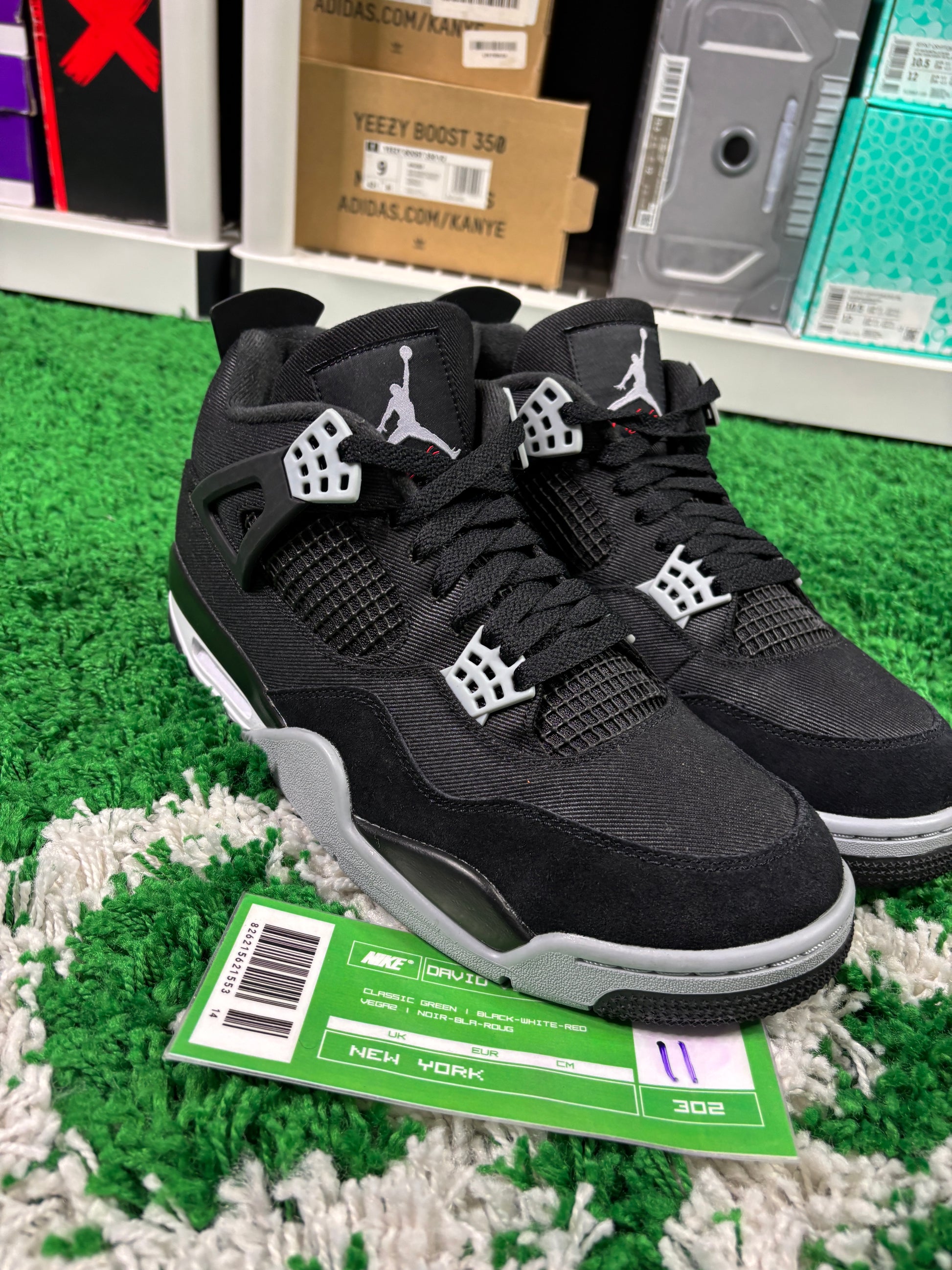 Jordan 4 Black Canvas SE - Size 11