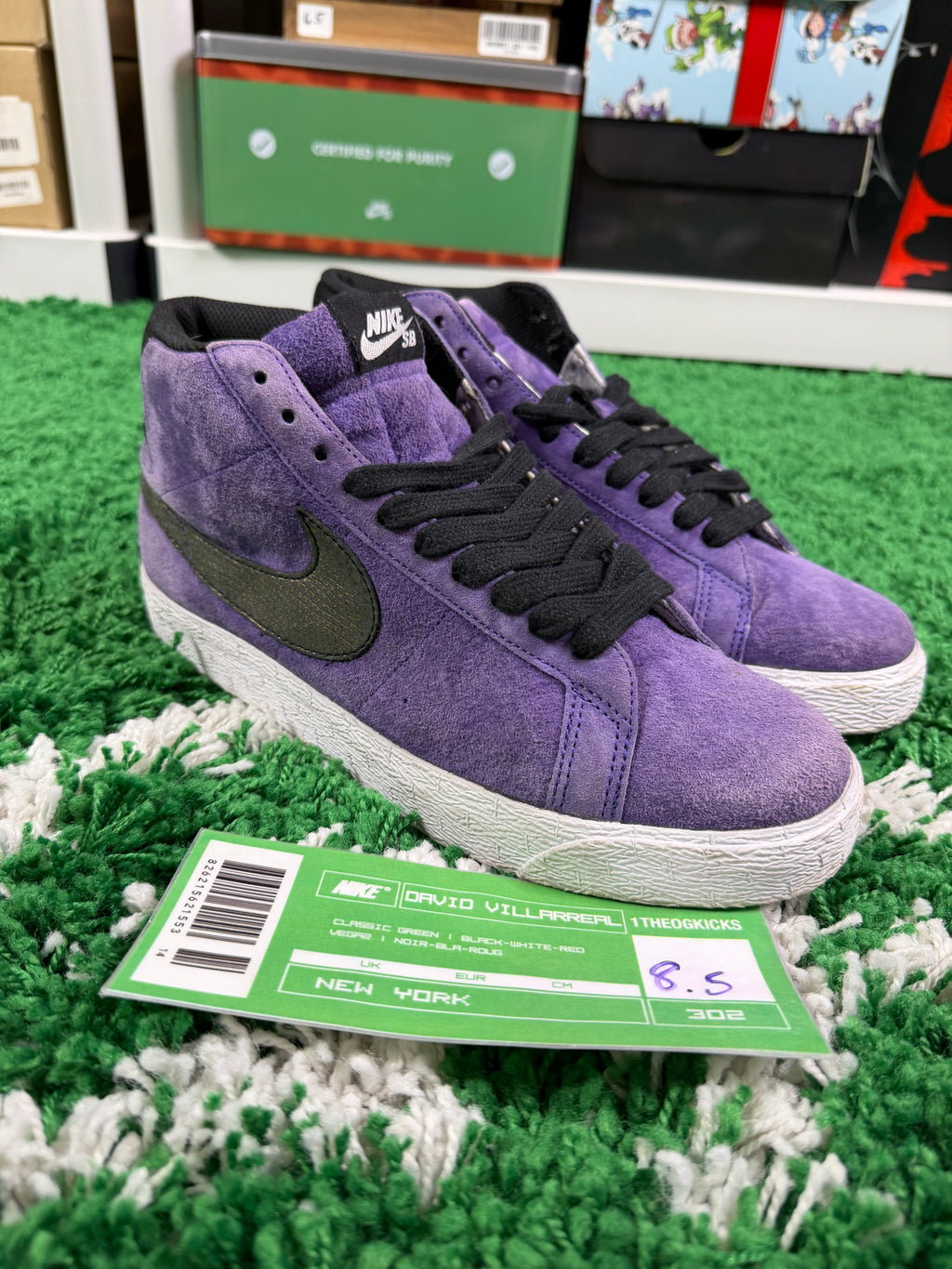 Nike Sb Purple Rain - Size 8.5