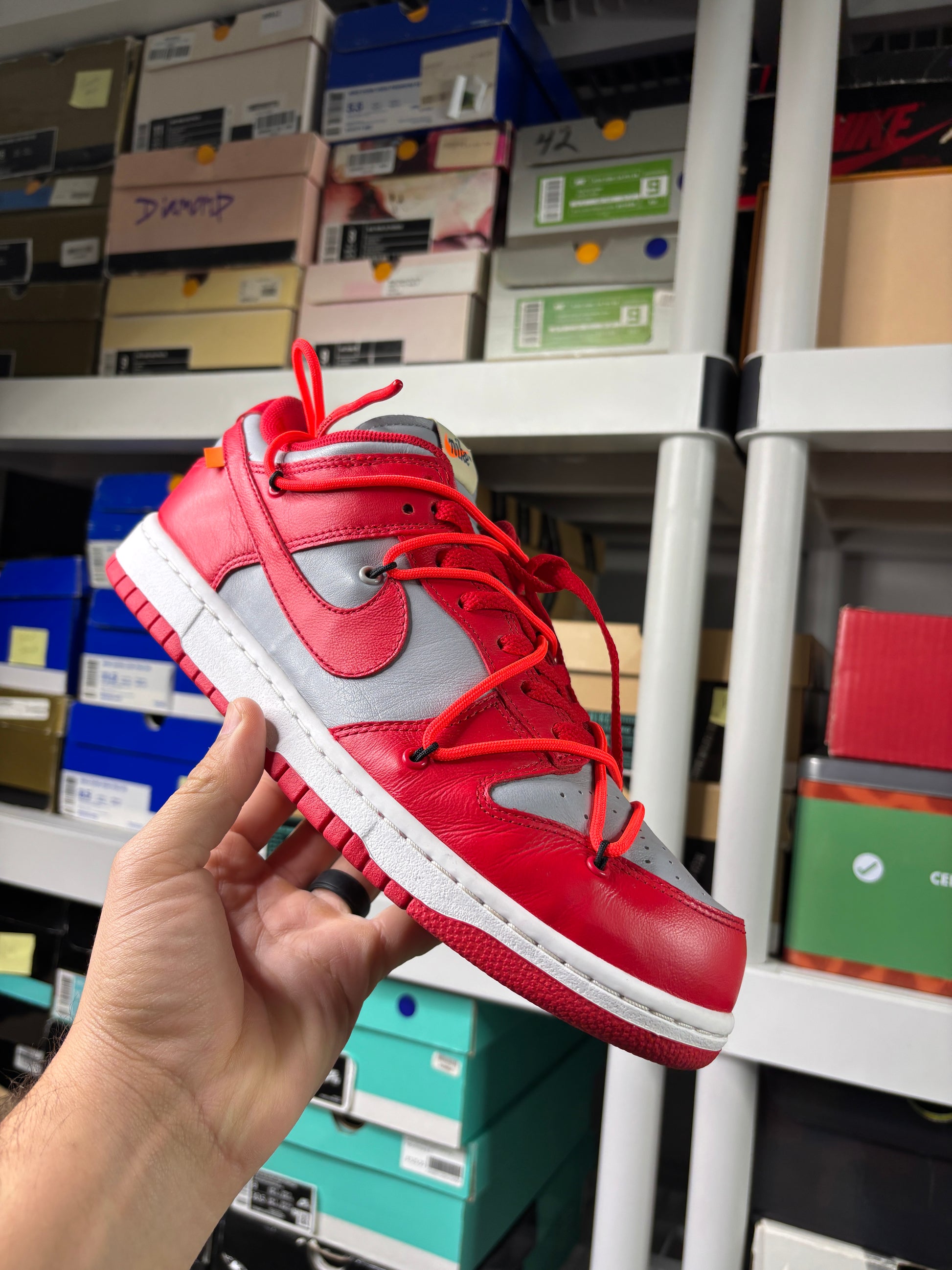 Nike Dunk Off-White University Red - Size 11