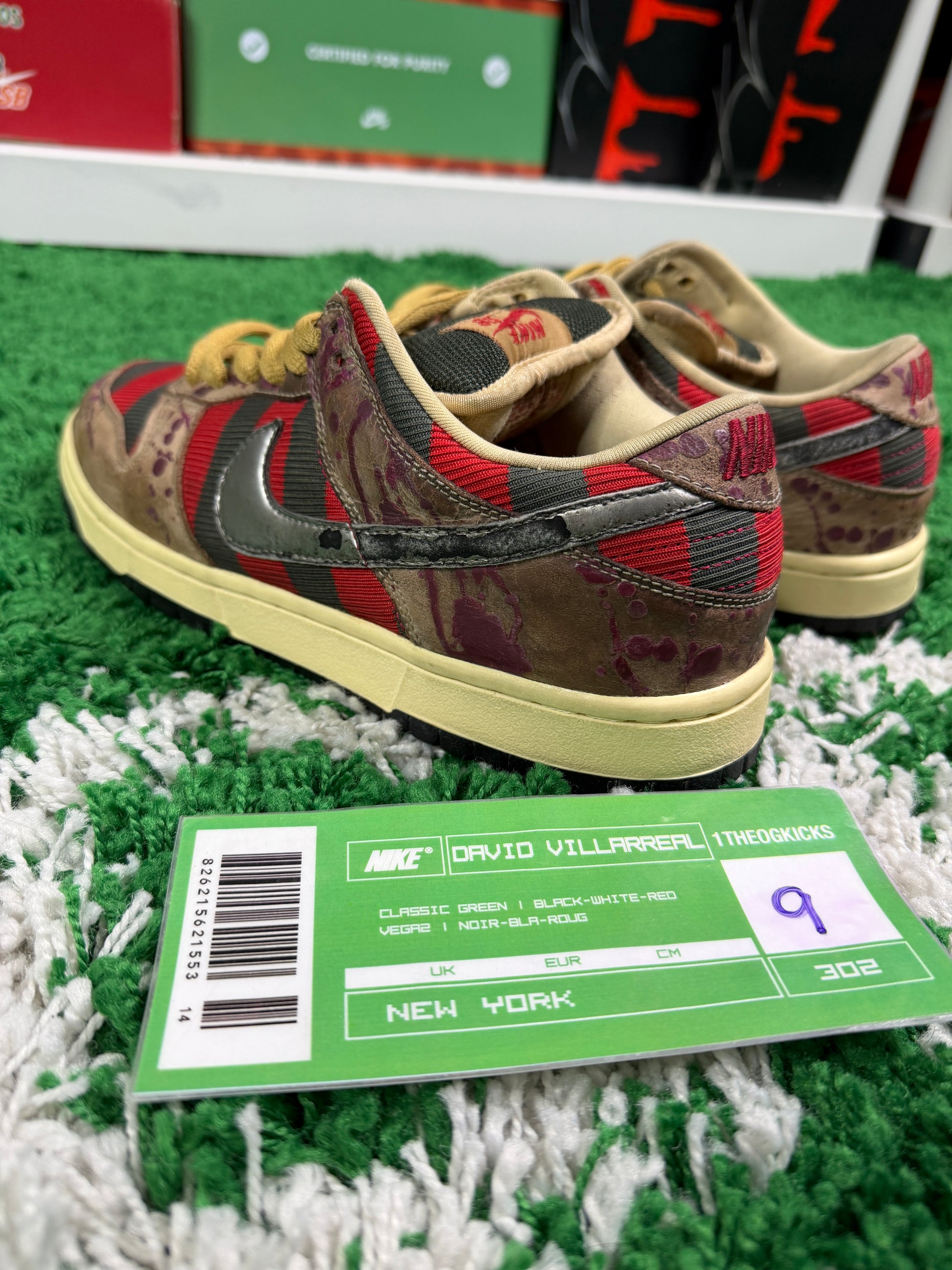 Nike Sb Freddy Krueger's - Size 9