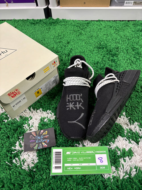 Addidas Pharrell x NMD Human Race 'Black' - Size 8