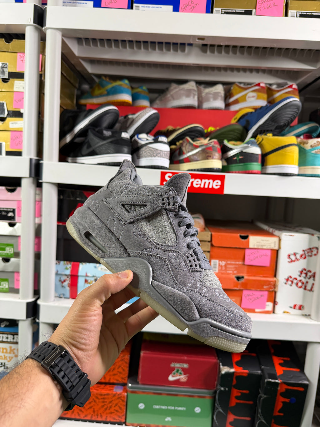 Jordan 4 Kaws Grey - Size 8.5
