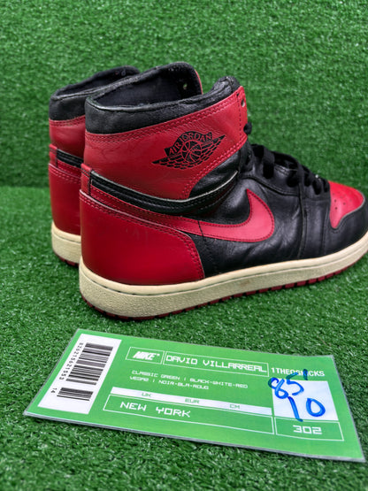 Air Jordan 1 Bred 1985 - Size 10