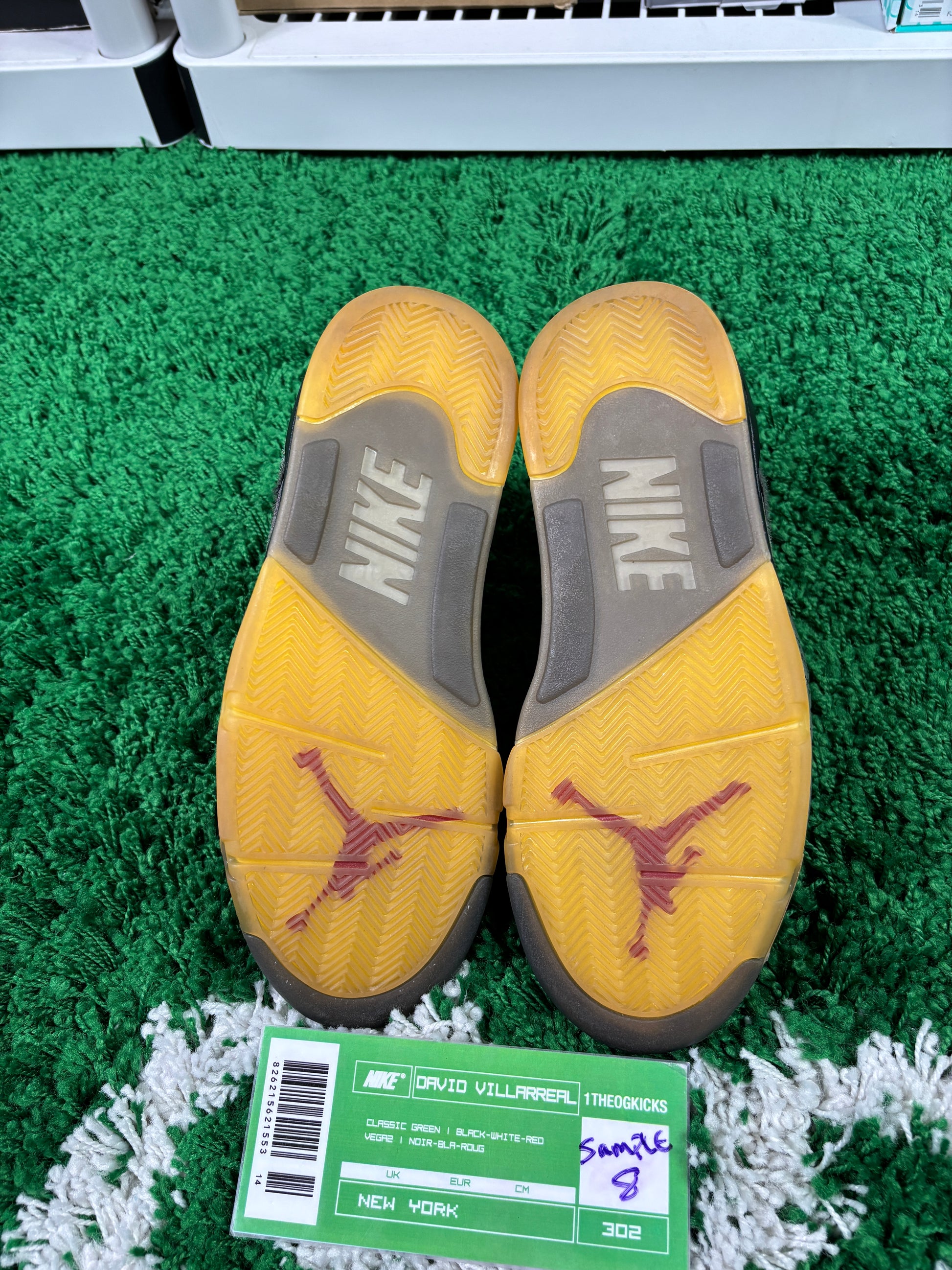 Jordan 5 Off-White Muslin SAMPLE - Size 8