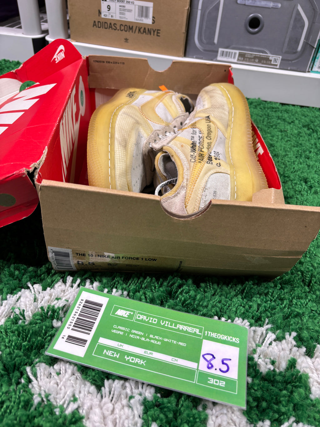 Air Force 1 Off White The Ten - Size 8.5