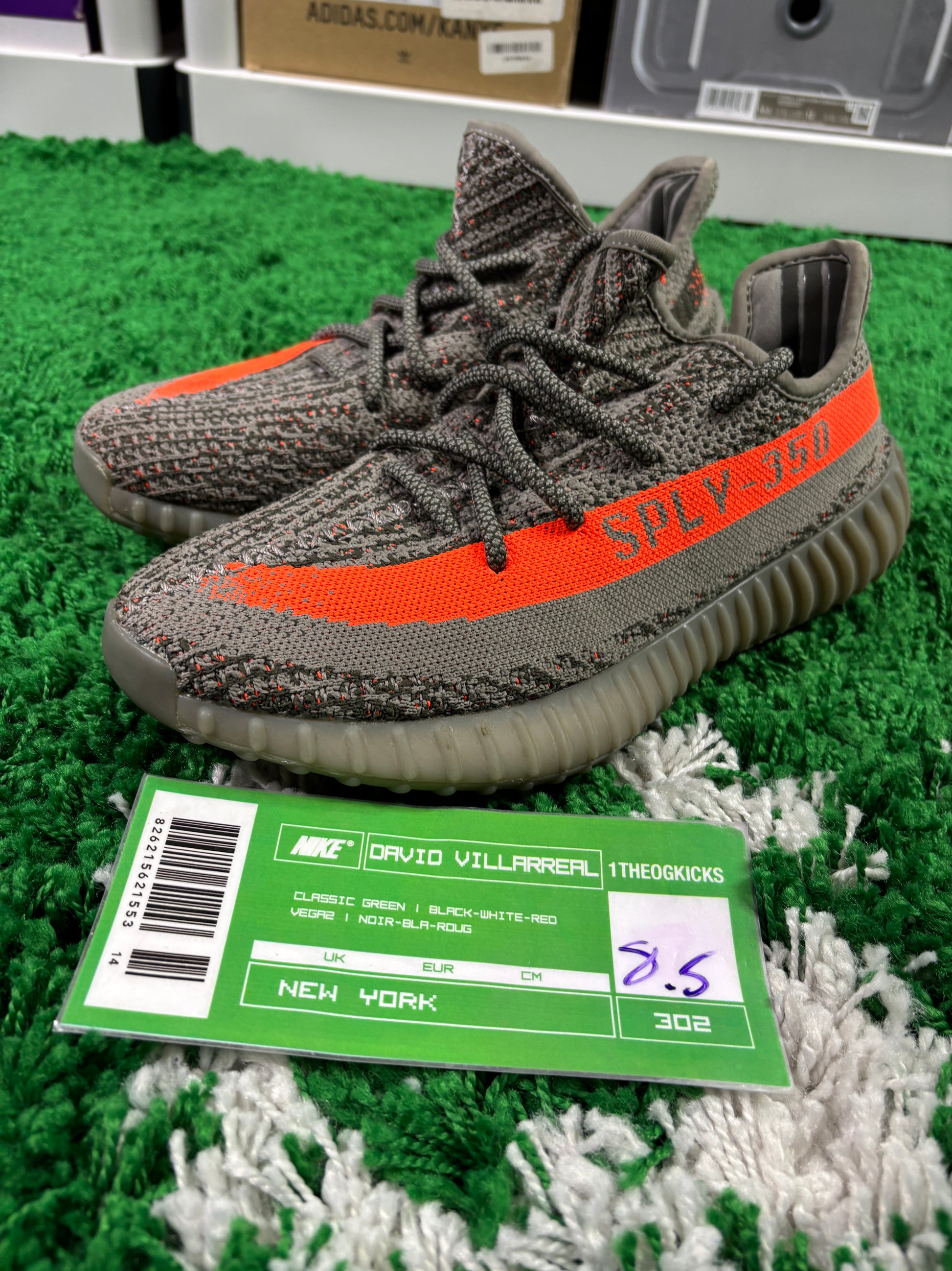 Yeezy Boost 350 V2 'Beluga Reflective' - Size 8.5