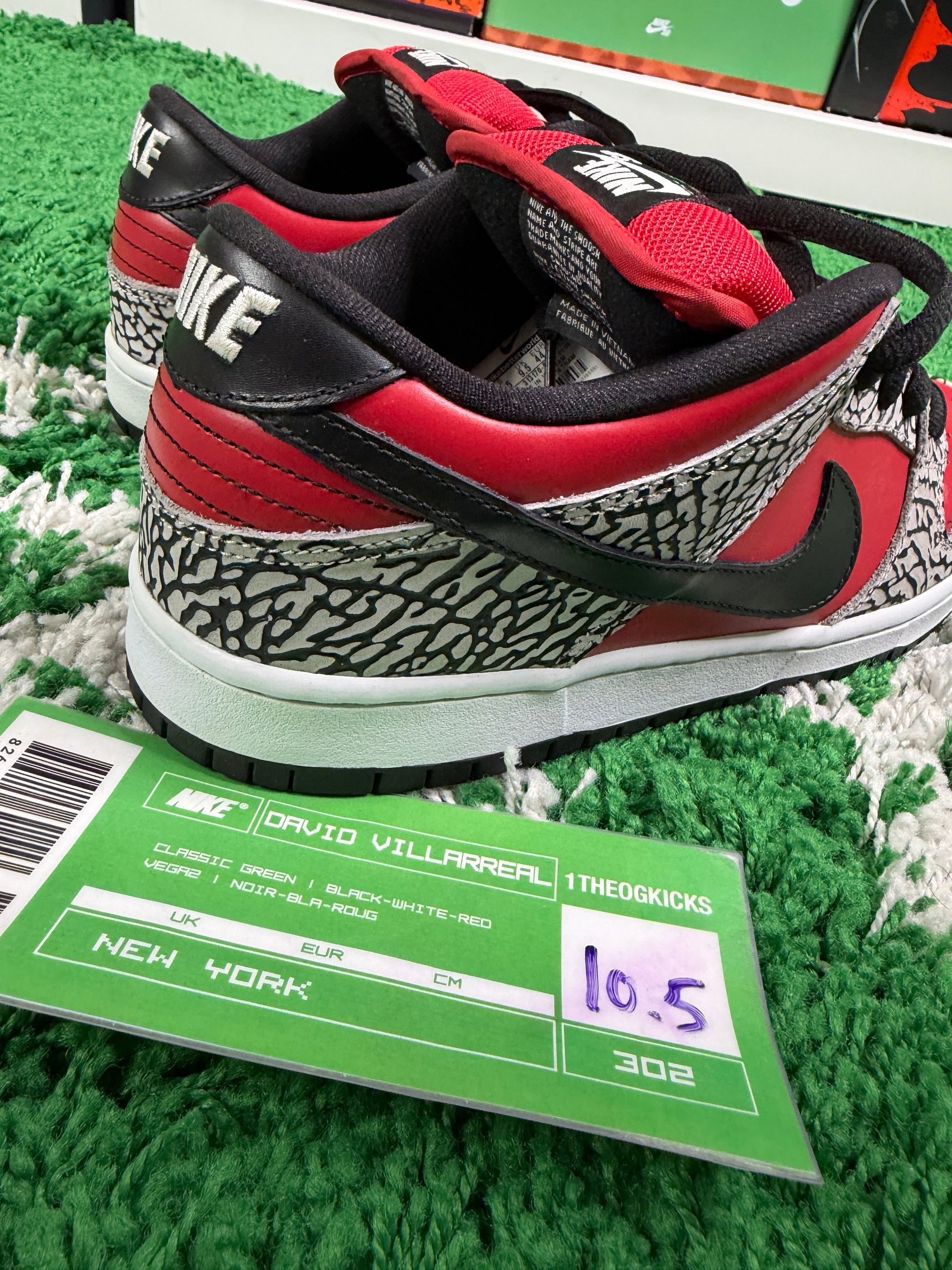 Nike Sb Red Supreme Lows - Size 10.5