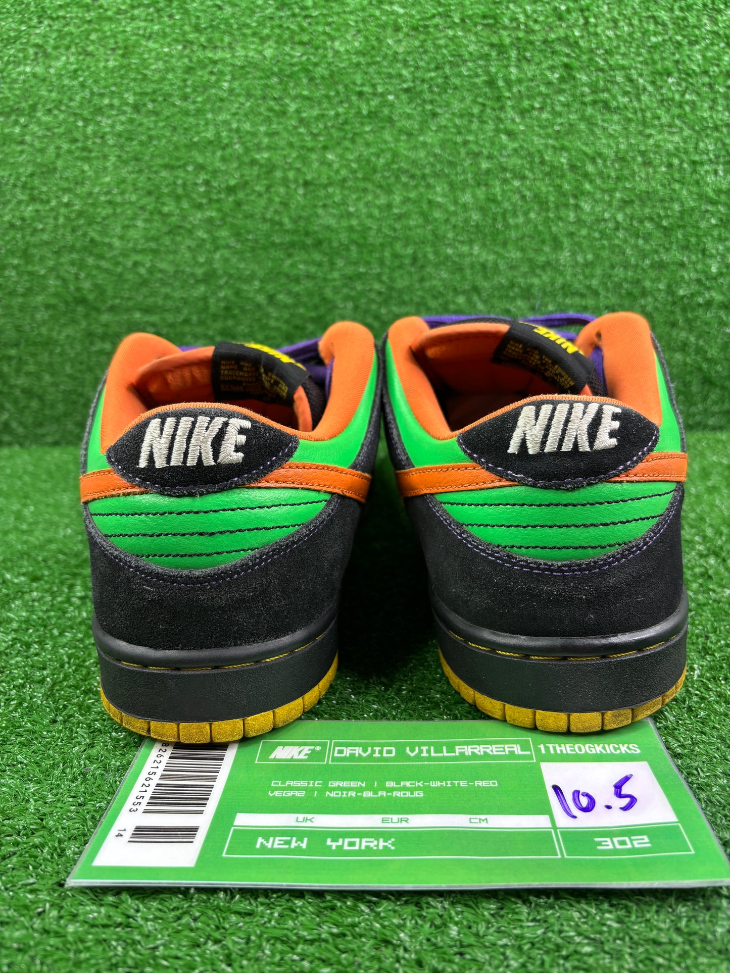 Nike Sb Green Sparks - Size 10.5