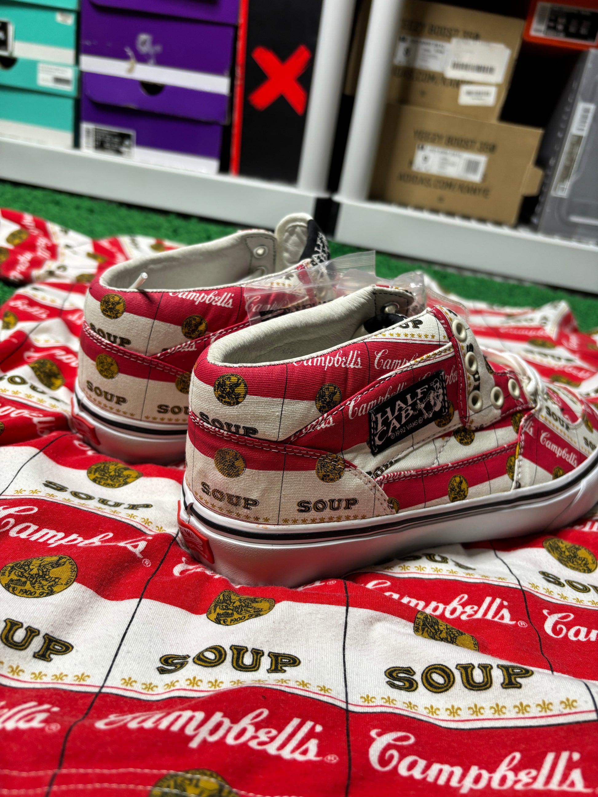 Supreme Campbell Soup Vans Sample - Size 9.5