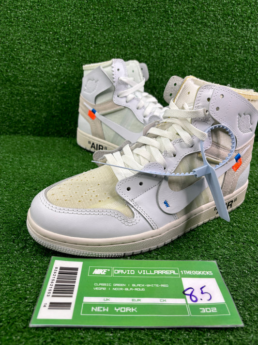 Jordan 1 Off - White Euro - Size 8.5