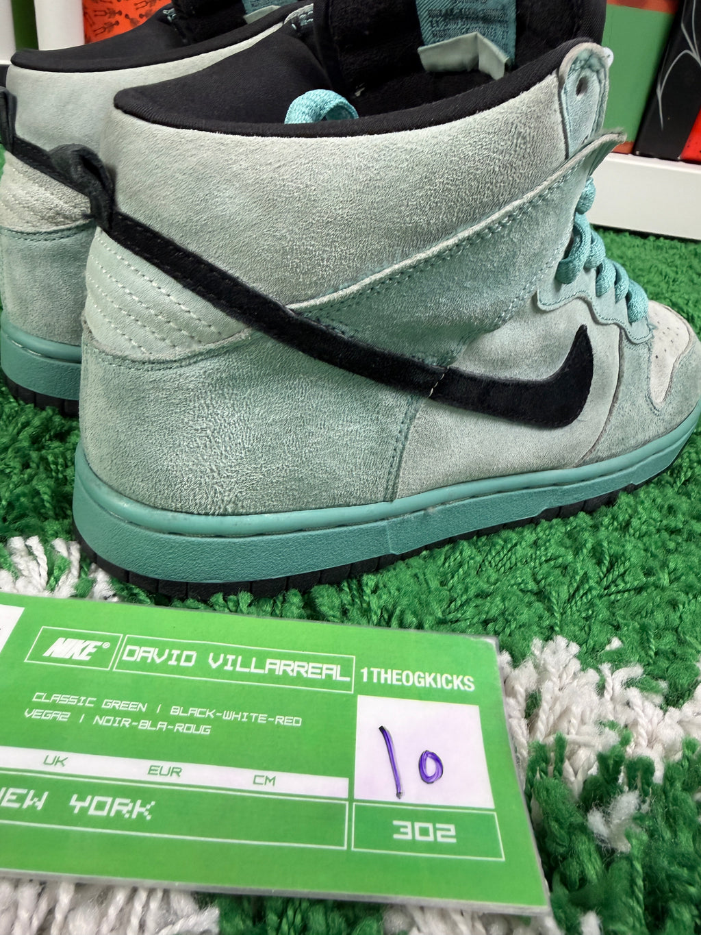 Nike Sb Sea Crystal Highs - Size 10