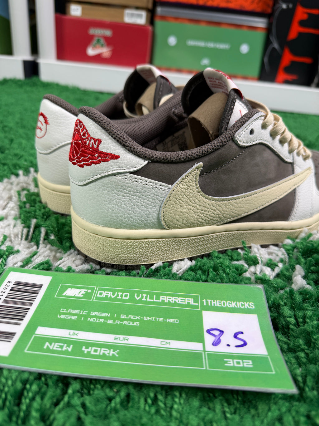 Jordan 1 Low Travis Scott Reverse Mocha - Size 8.5