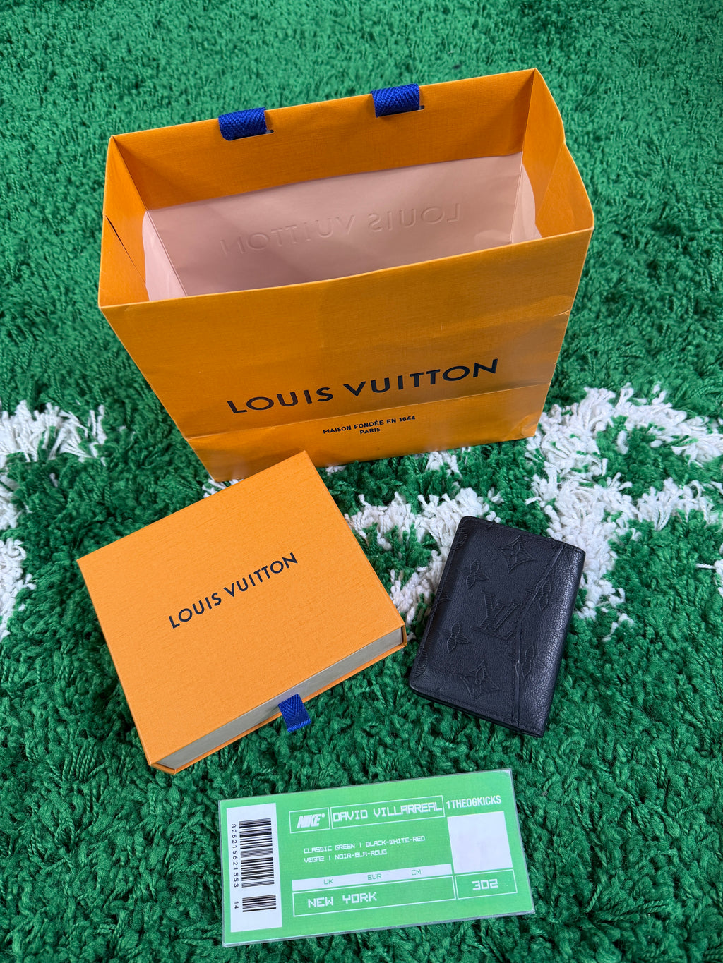 LV Black Monogram Pocket Organizer