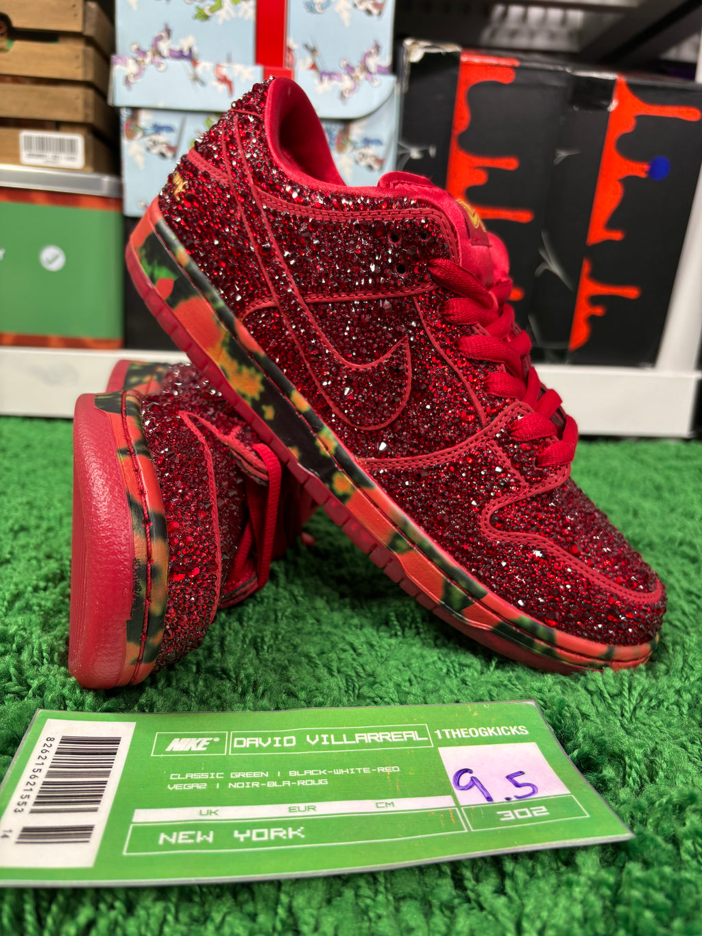 Nike Sb Wizard of Oz Dorthy Custom - Size 9.5