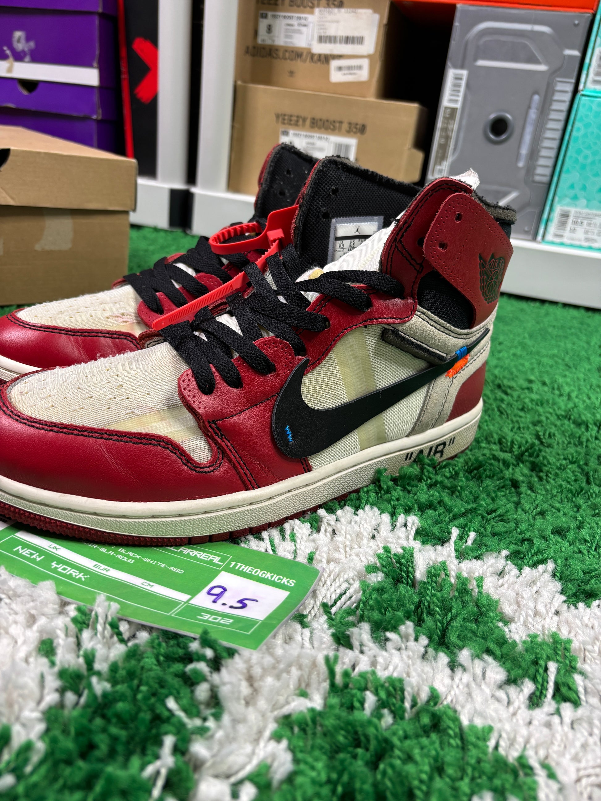 Jordan 1 OFF WHITE Chicago- size 9.5
