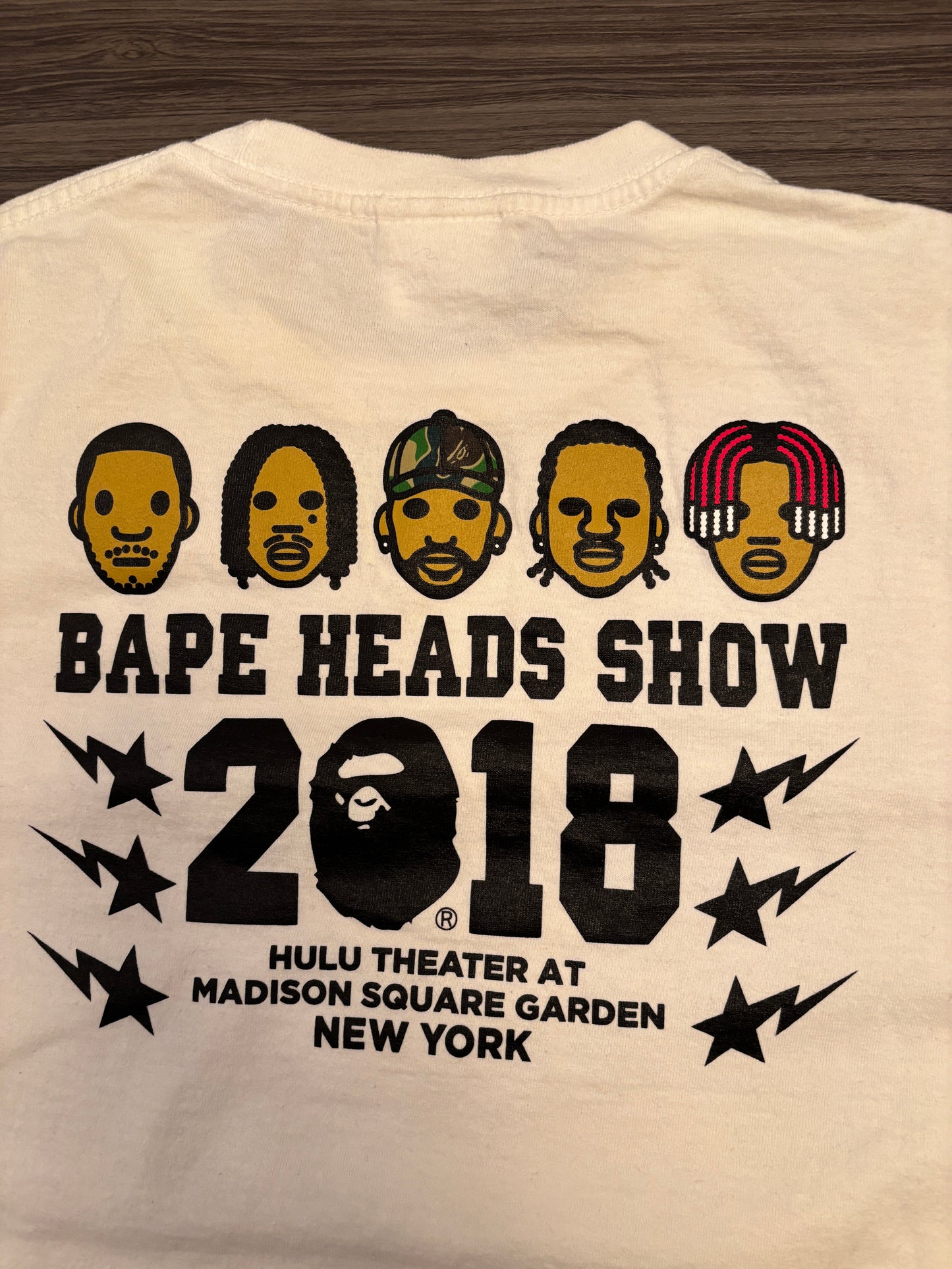 Bape Heads Show Tee Shirt - Size L