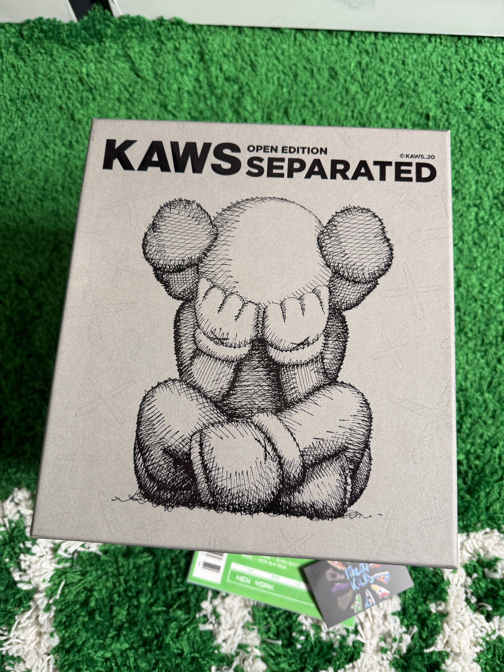 KAWS Separated Vinyl Figure Grey