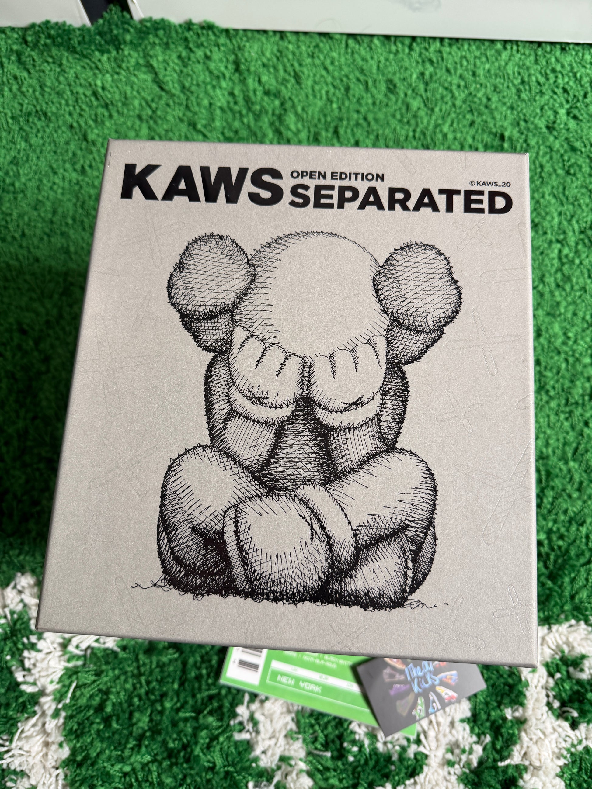 KAWS Separated Vinyl Figure Grey