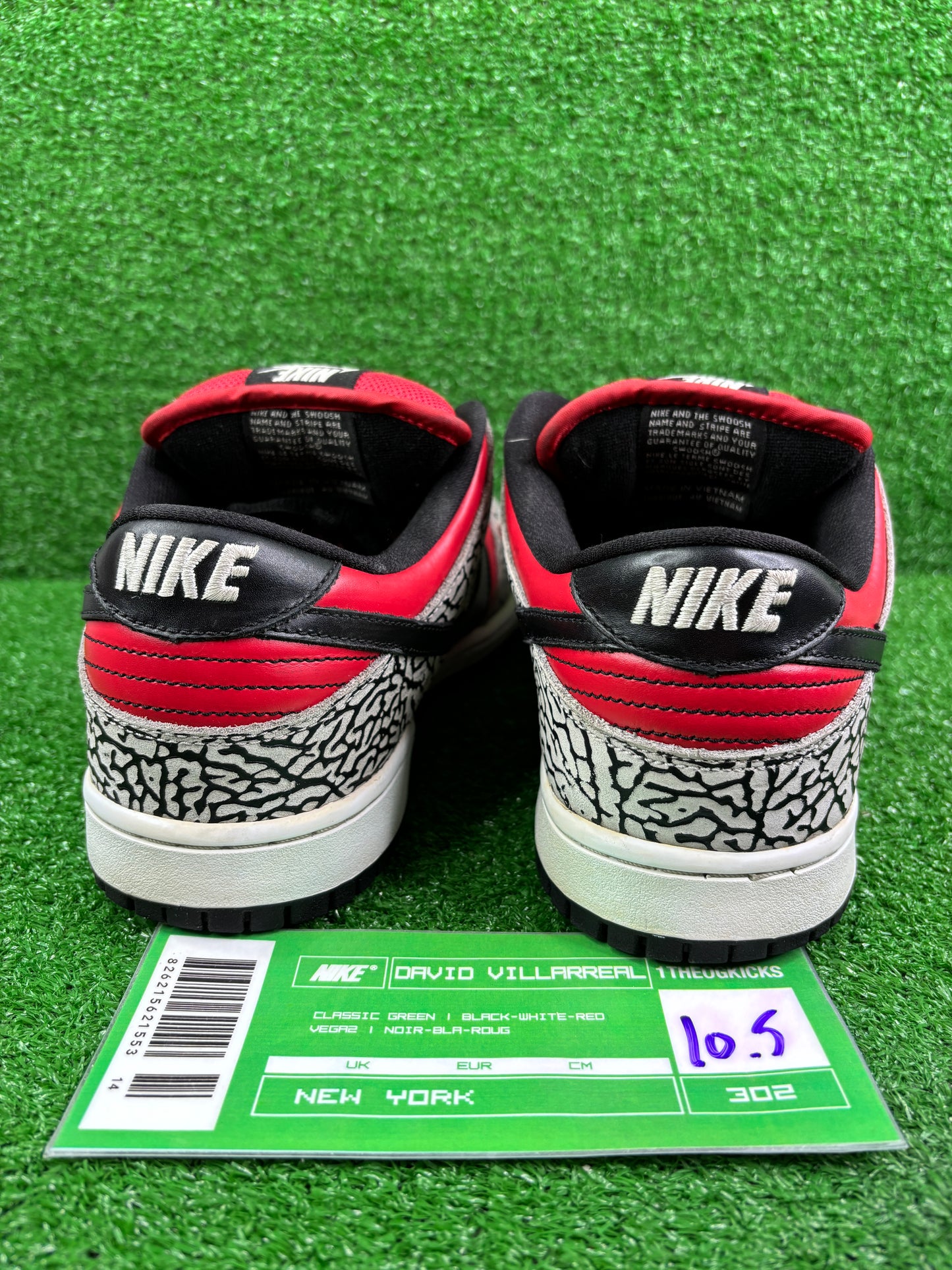 Nike Sb Red Supreme Low - Size 10.5