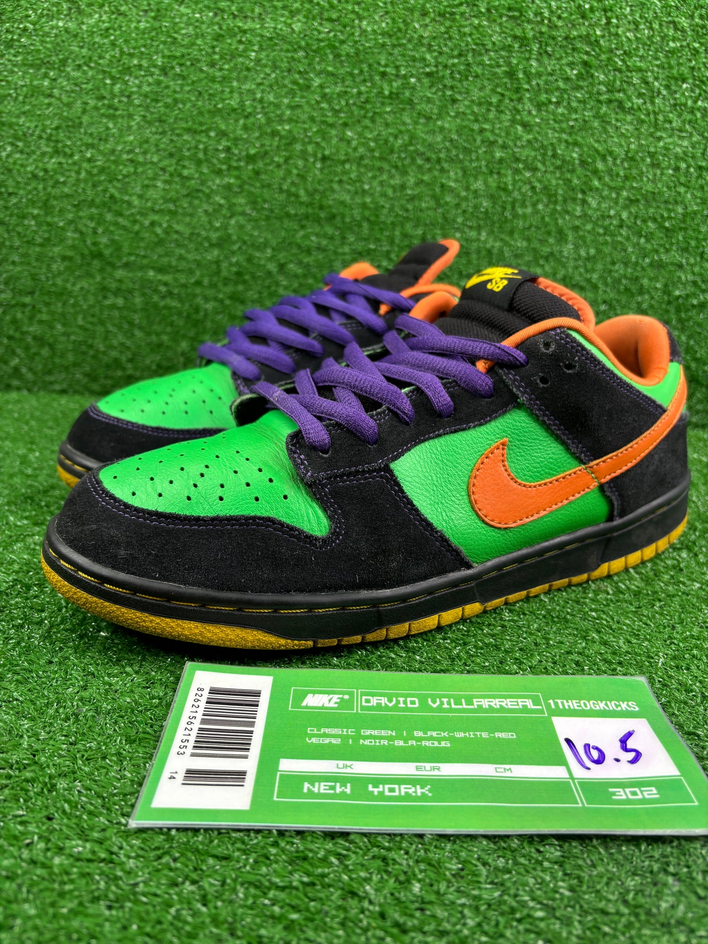 Nike Sb Green Sparks - Size 10.5