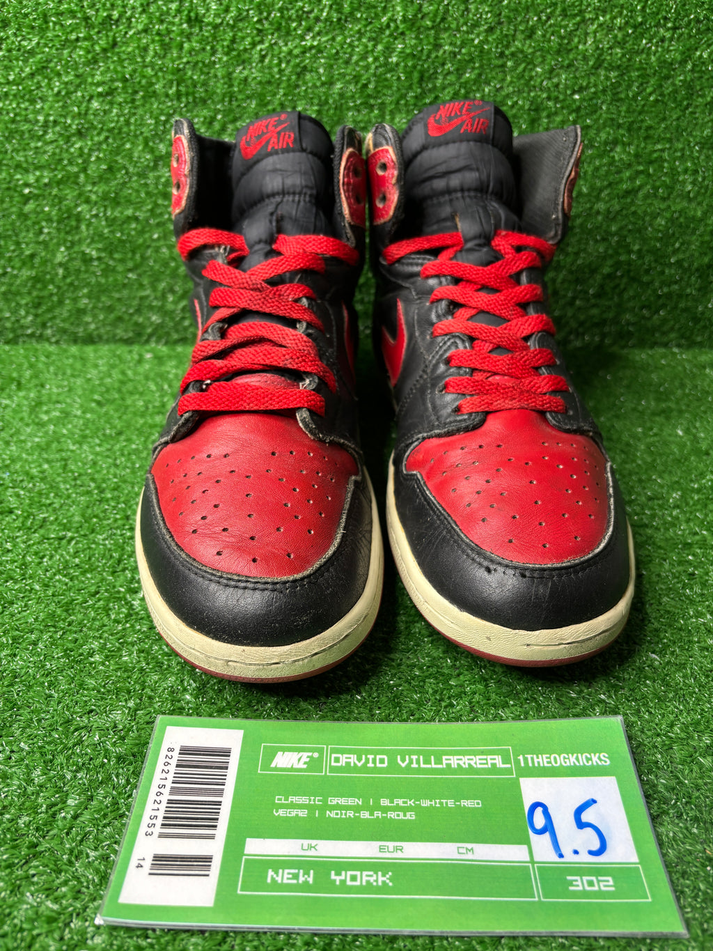 Air Jordan 1 Bred 1985 - Size 9.5