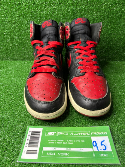 Air Jordan 1 Bred 1985 - Size 9.5