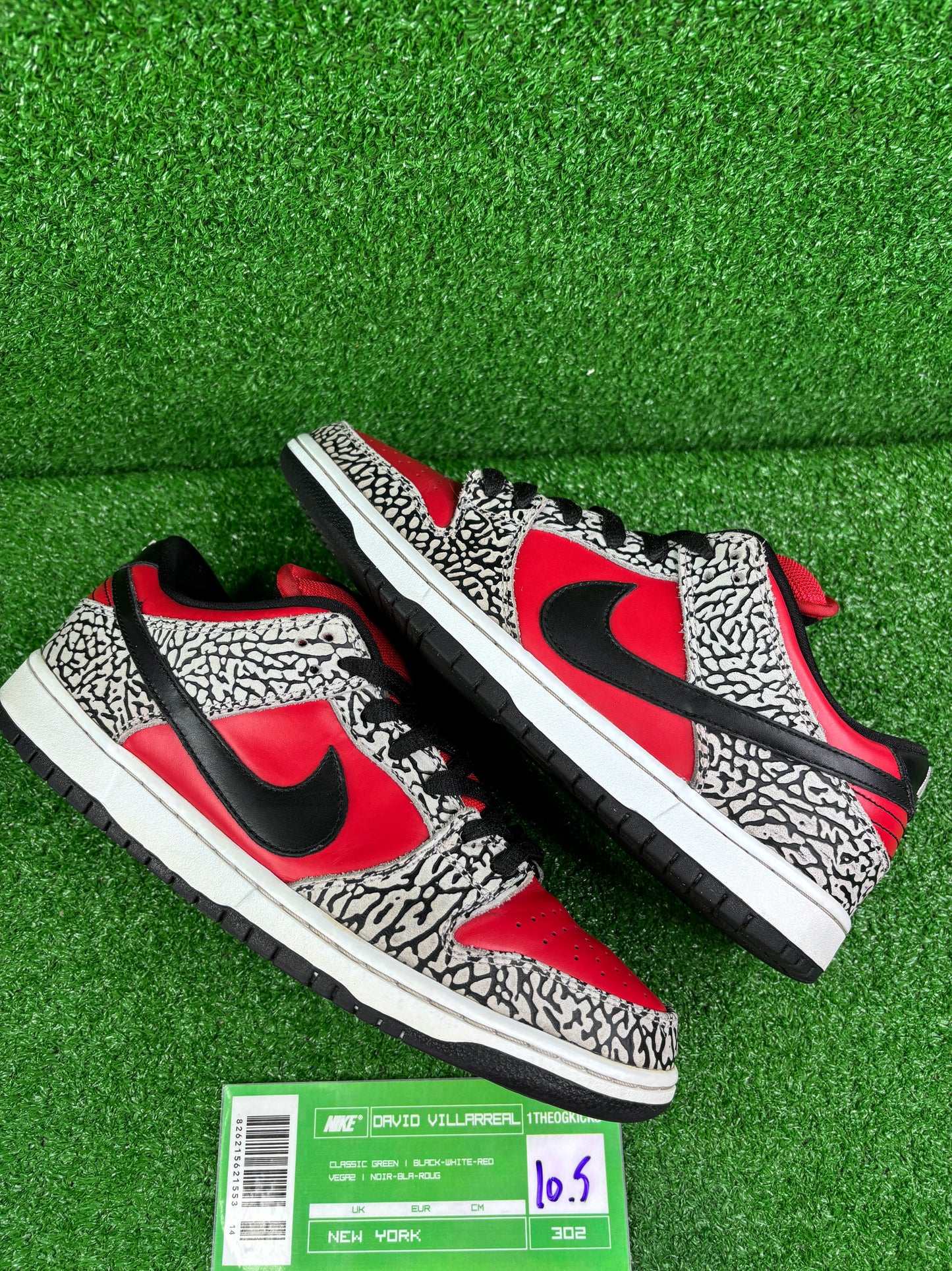 Nike Sb Red Supreme Low - Size 10.5