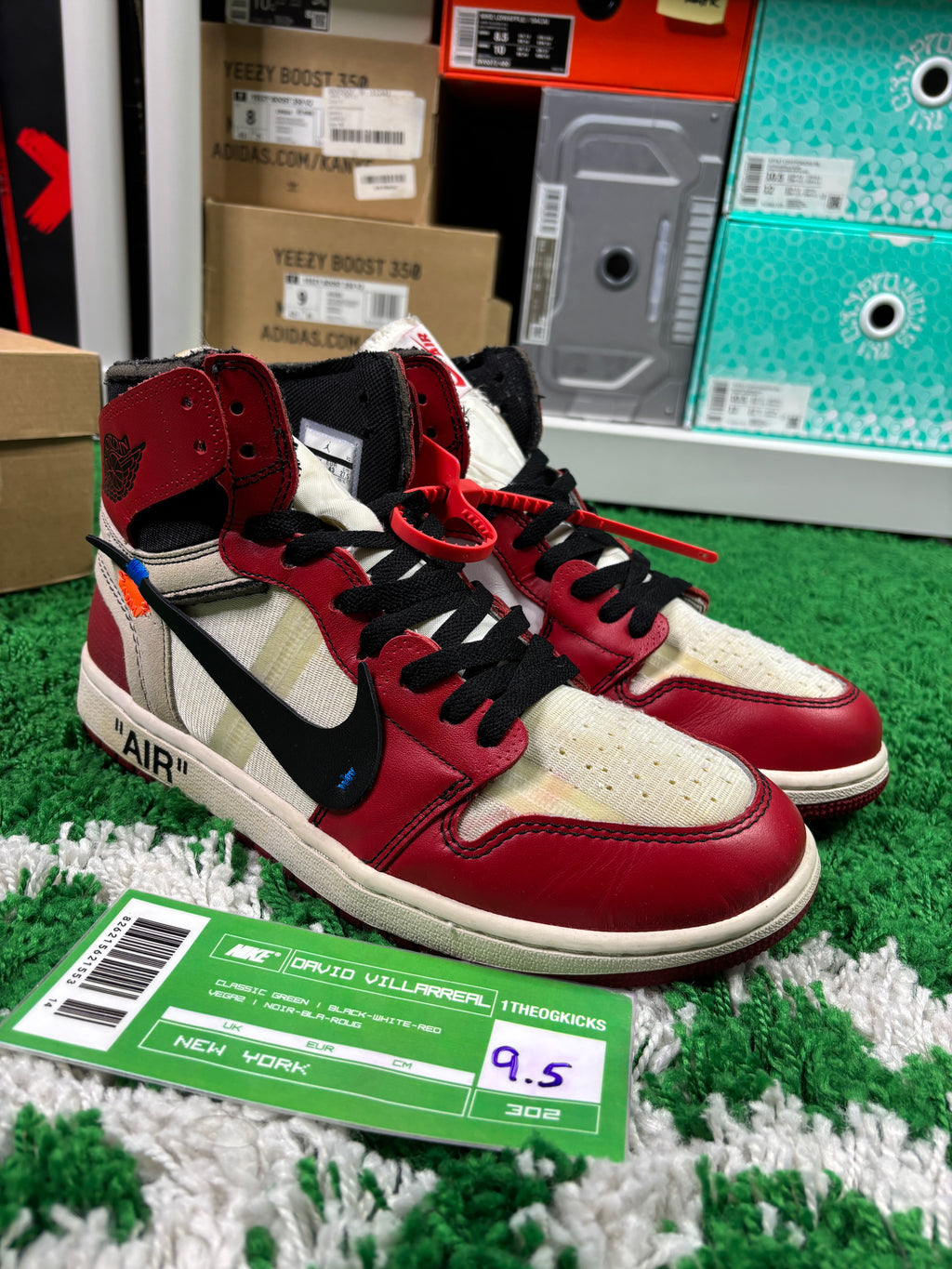Jordan 1 OFF WHITE Chicago- size 9.5