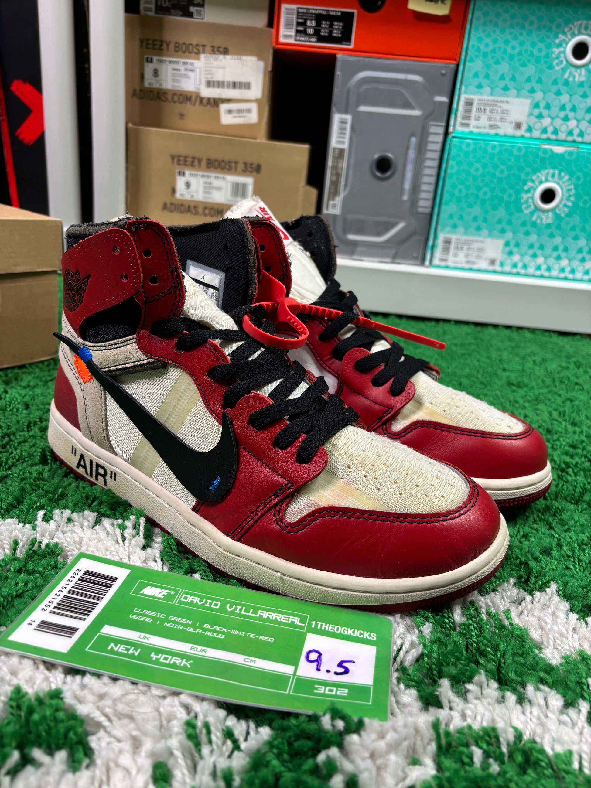 Jordan 1 OFF WHITE Chicago- size 9.5