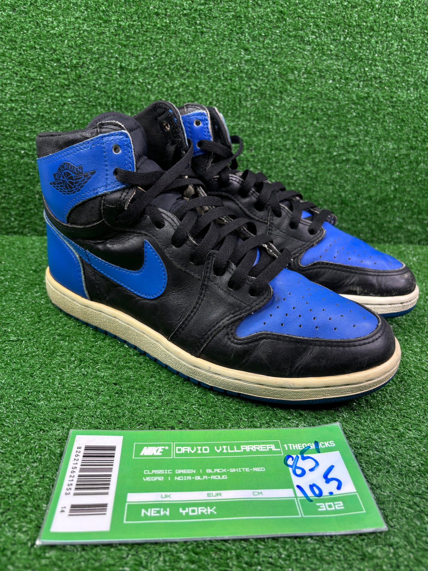 Air Jordan 1 Royal 1985 - Size 10.5