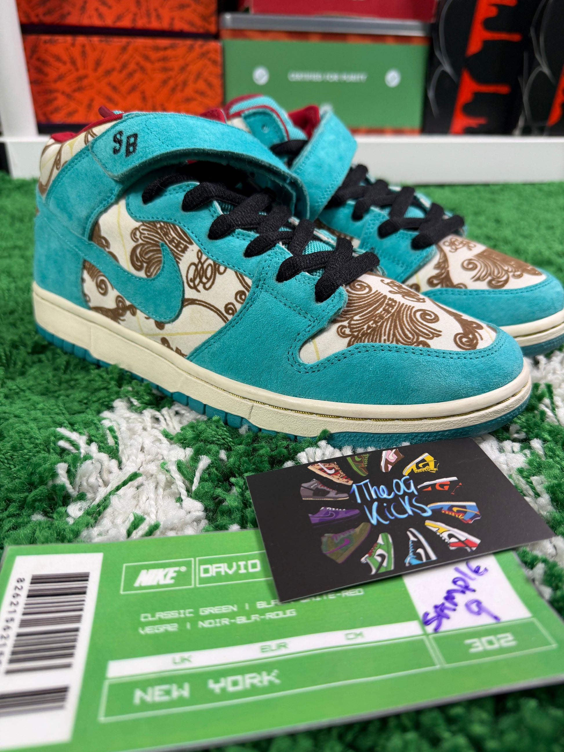 Nike Sb Peacock Sample - Size 9