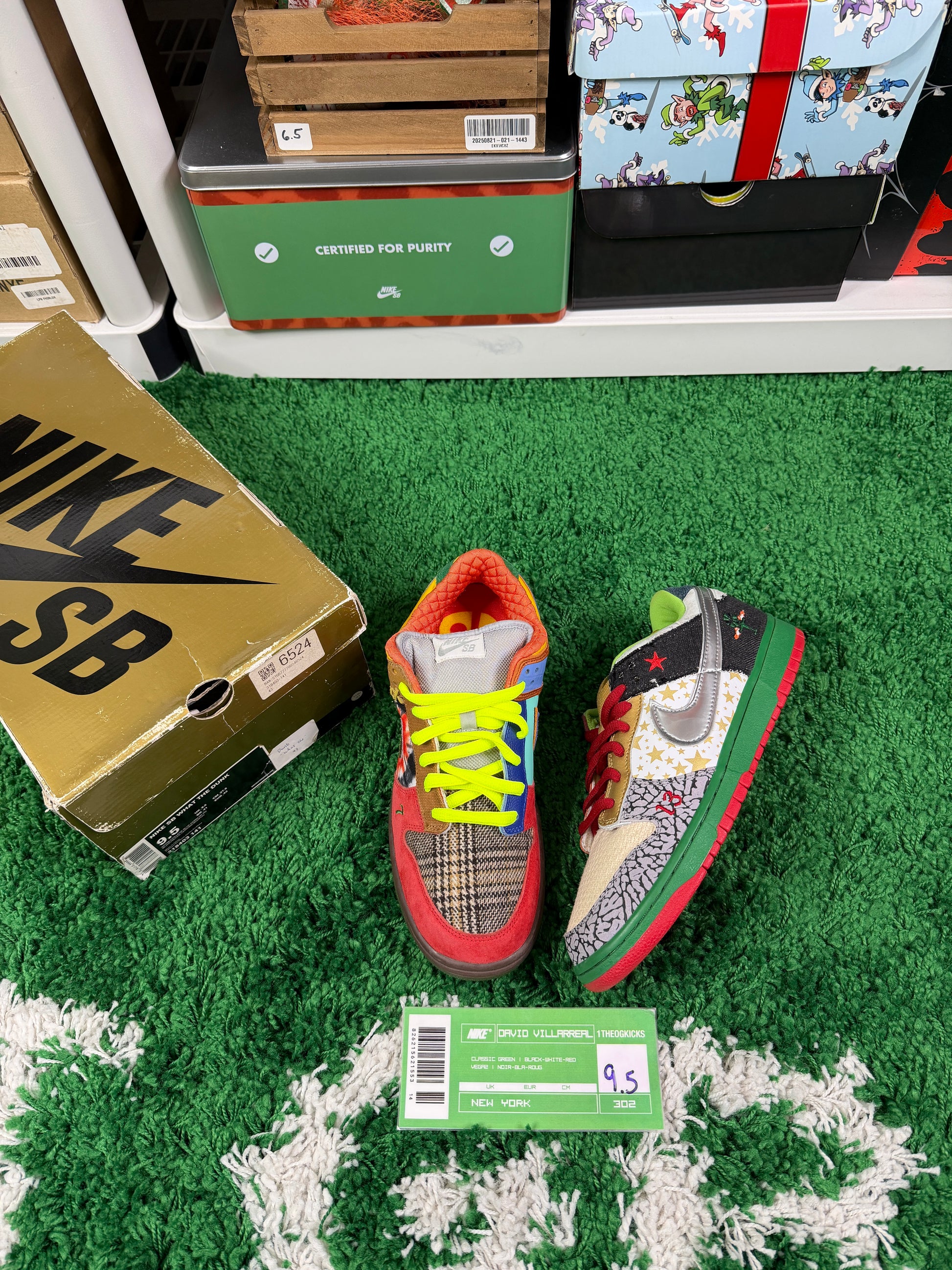 Nike Sb What The Dunks - Size 9.5