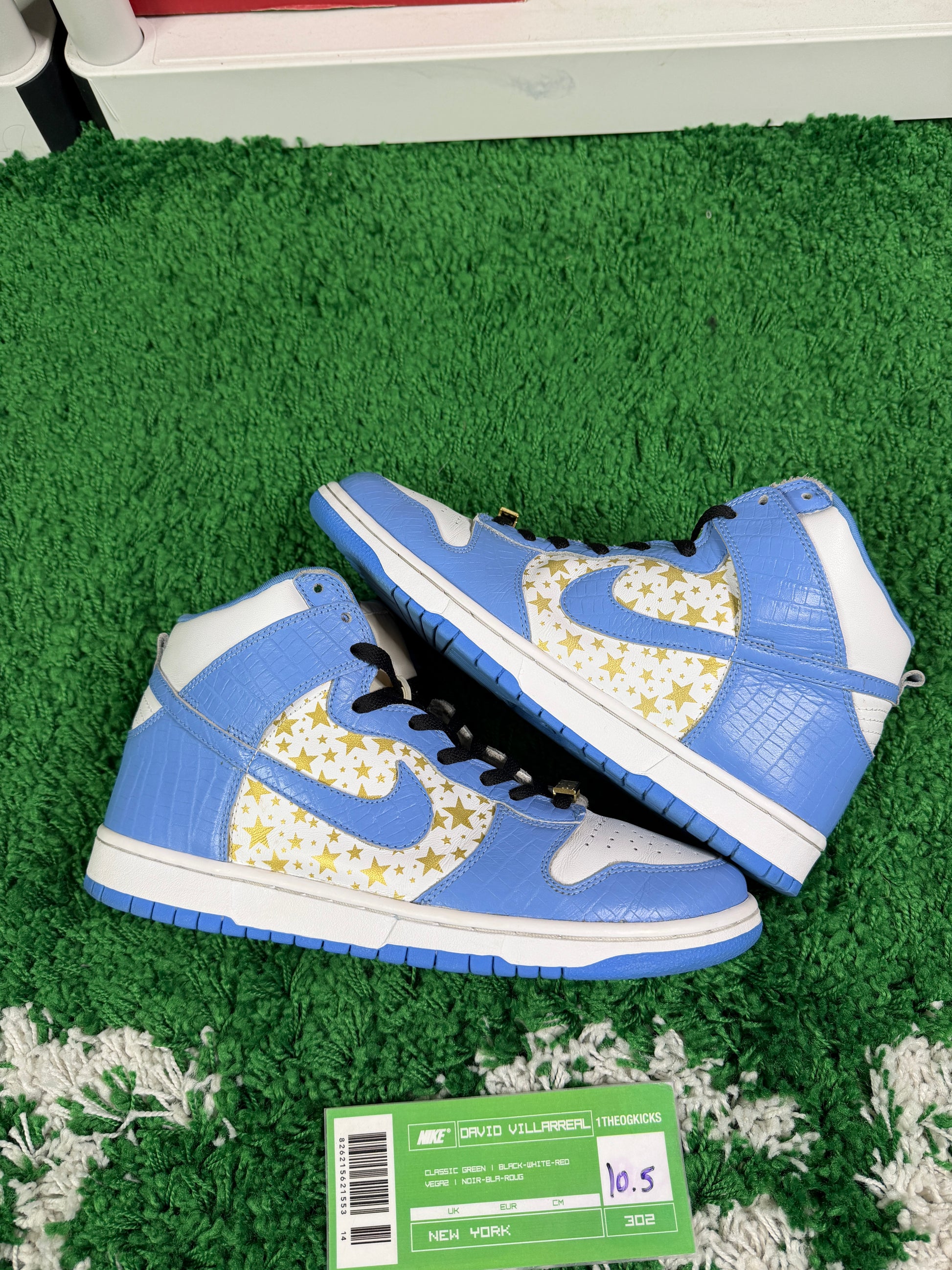 Nike Sb Blue Supreme High - Size 10.5