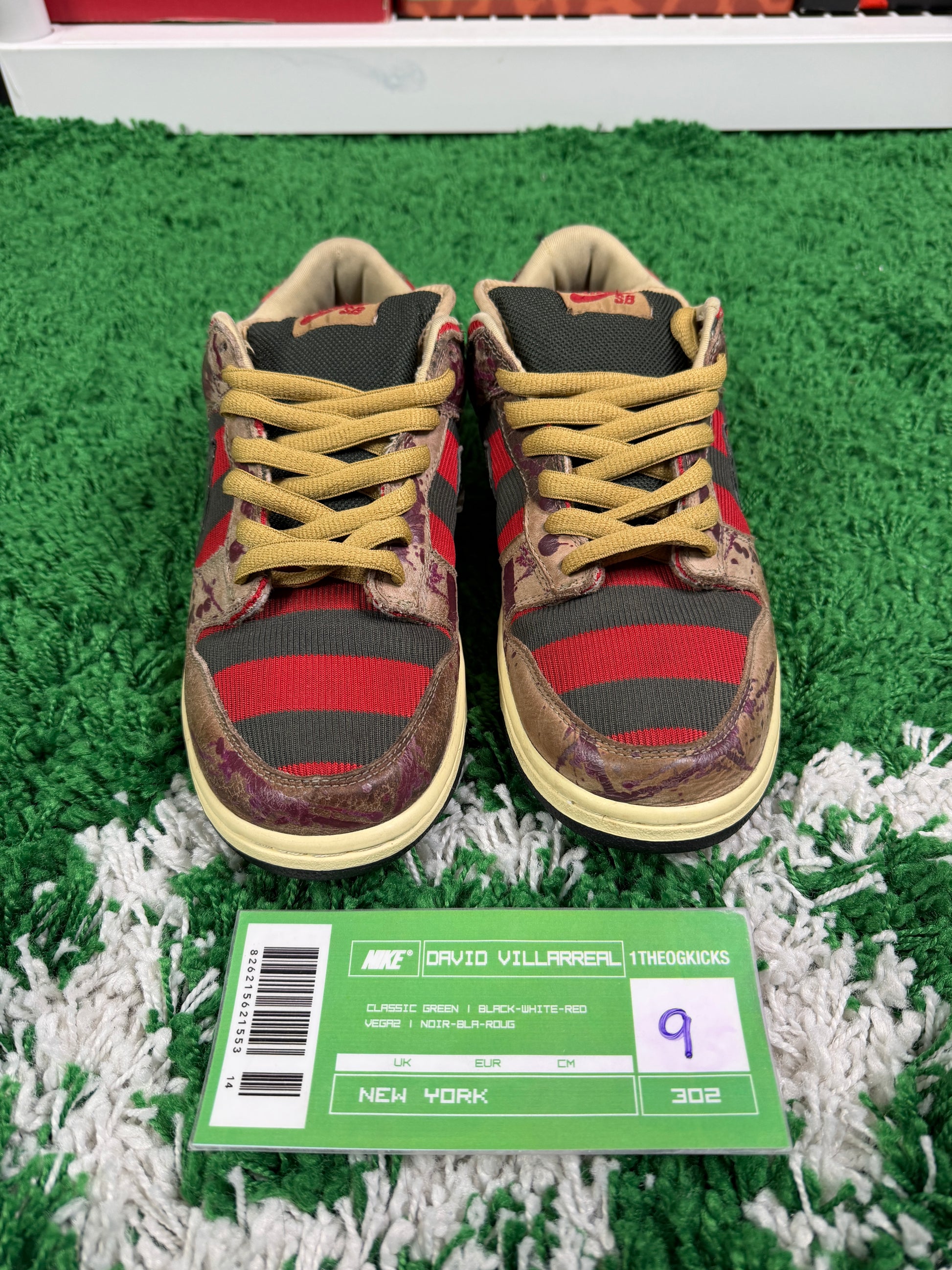 Nike Sb Freddy Krueger's - Size 9