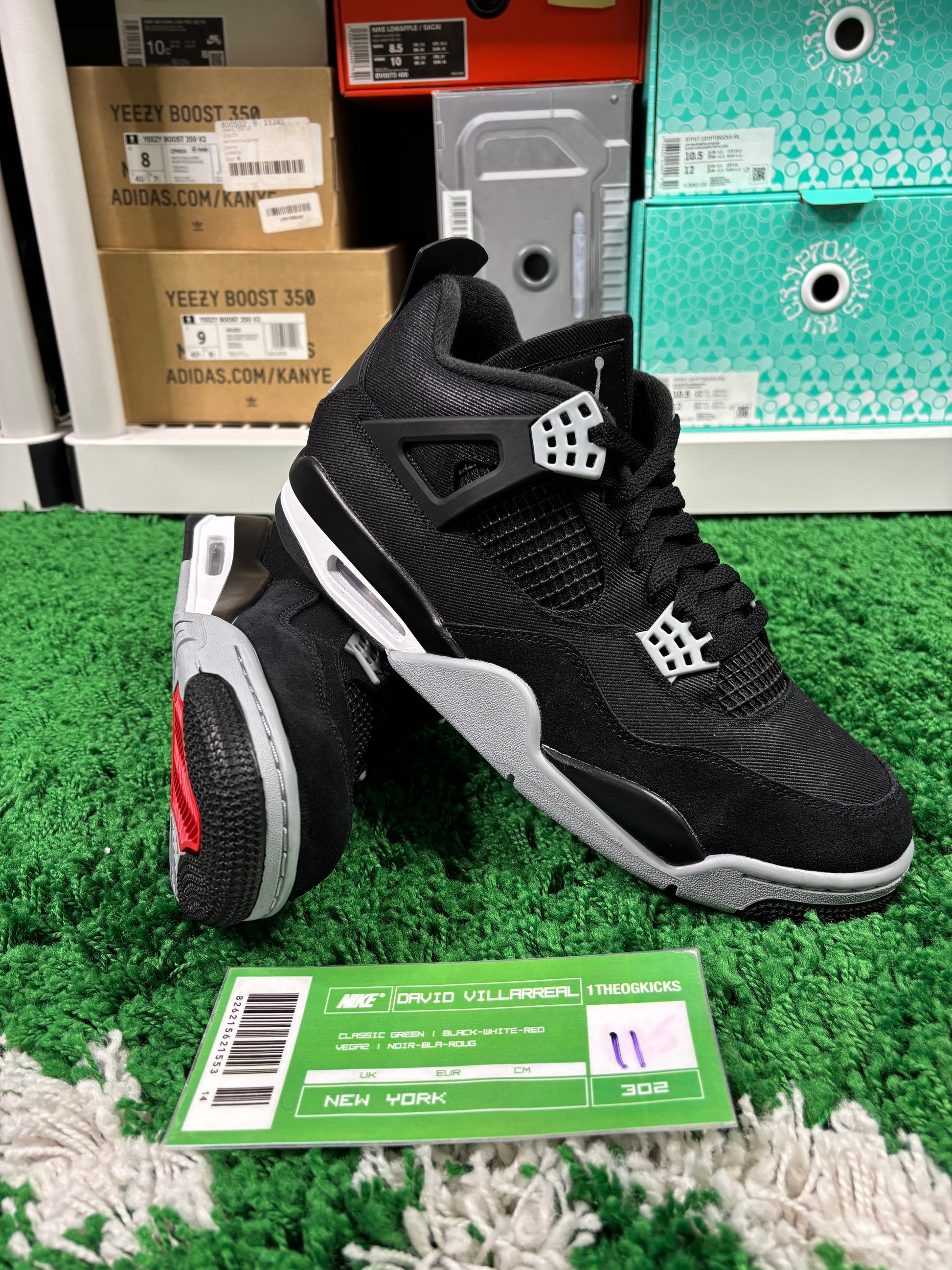 Jordan 4 Black Canvas SE - Size 11